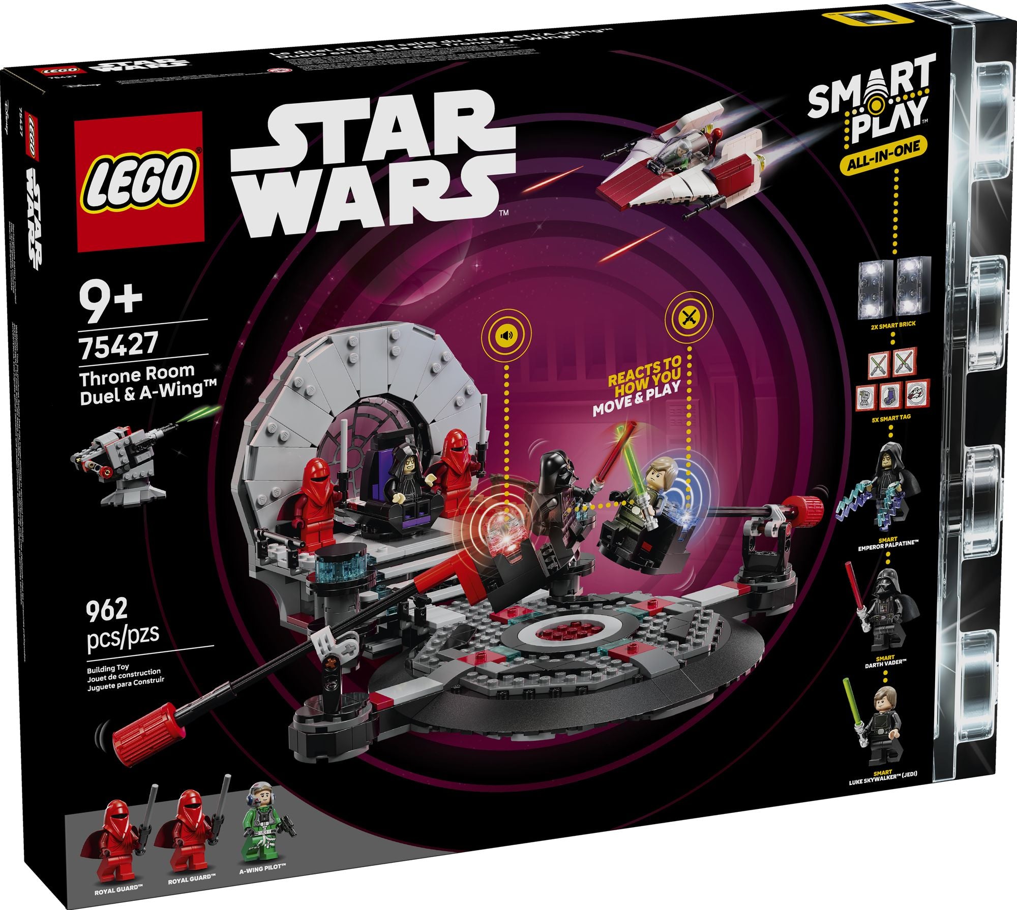 LEGO Star Wars SMART Play: Throne Room Duel & A-Wing 75427