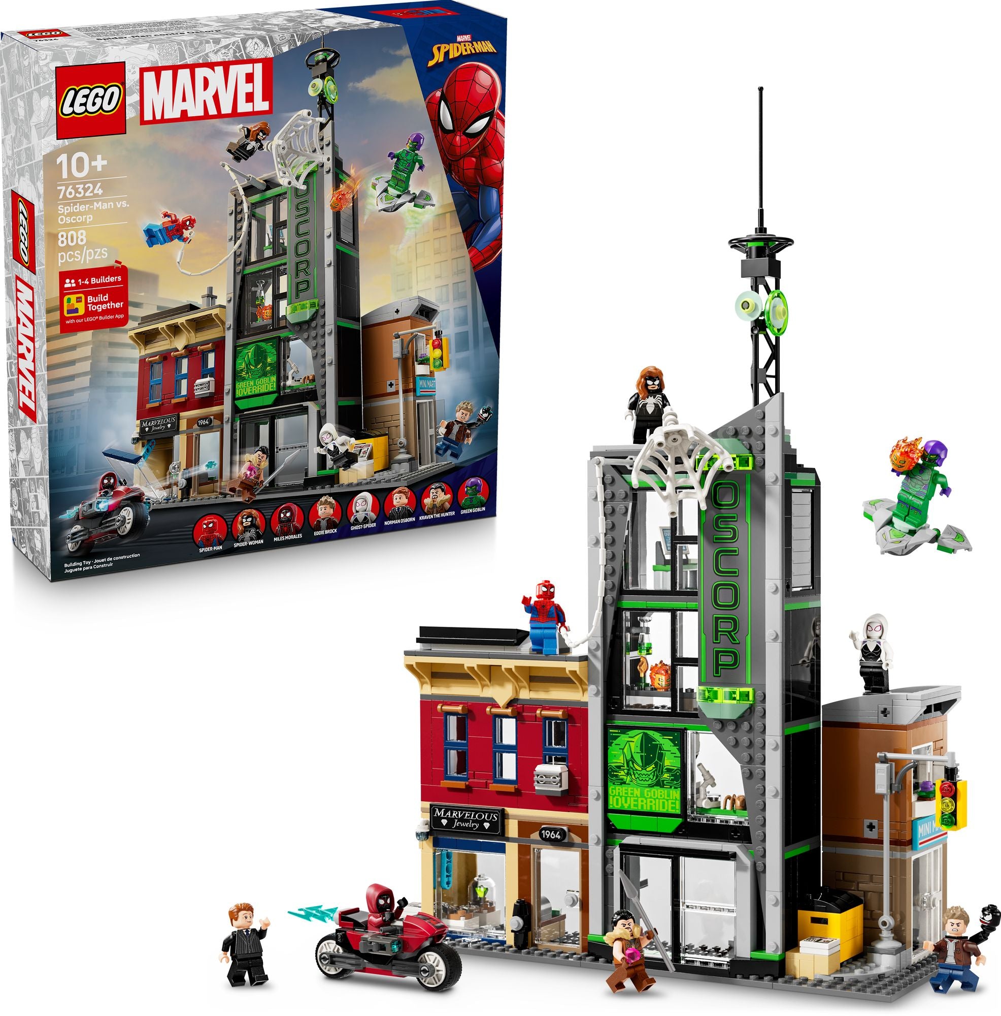 LEGO Super Heroes Marvel Spider-Man vs. Oscorp 76324