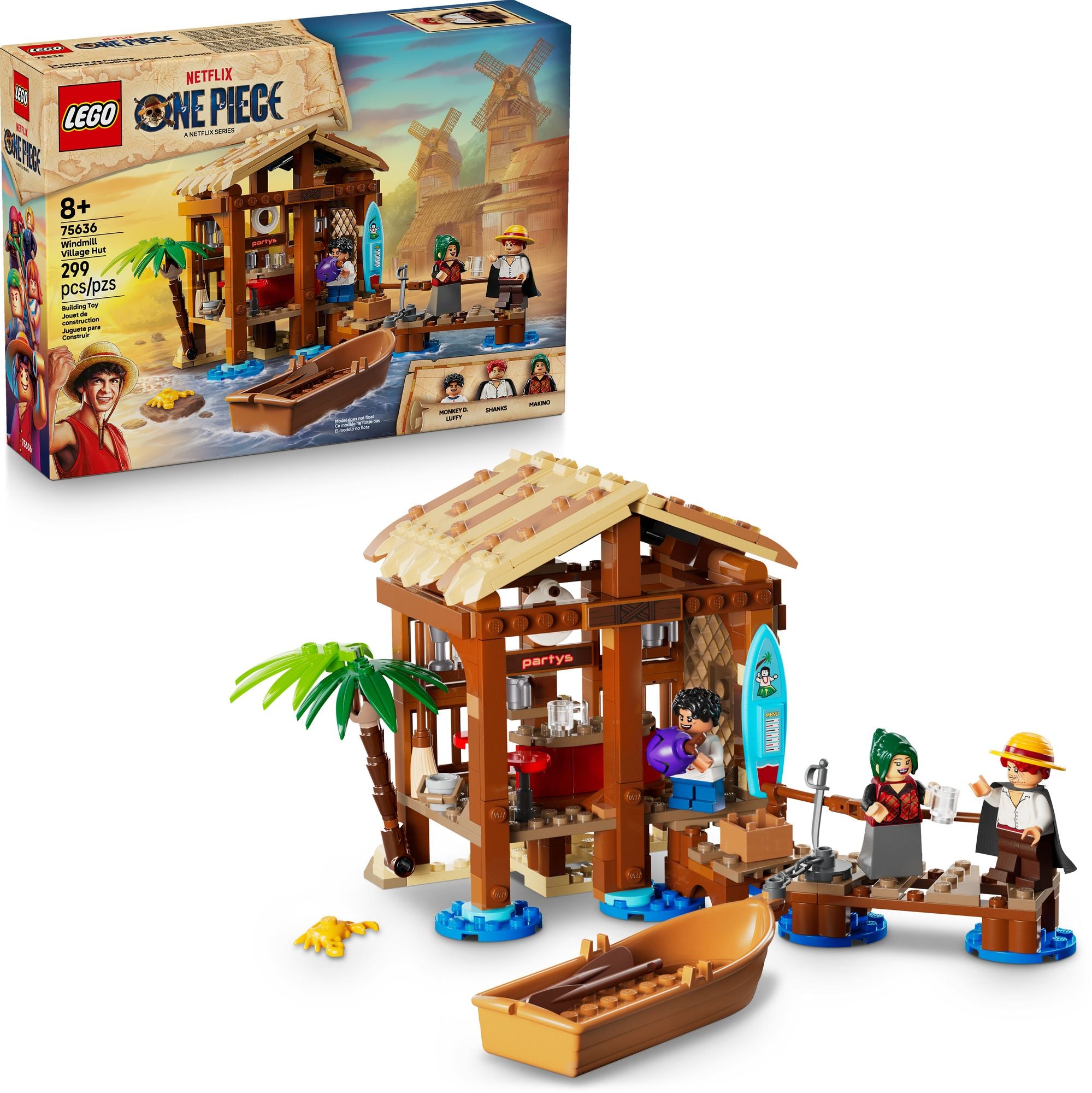 LEGO ONE PIECE Windmill Village Hut 75636