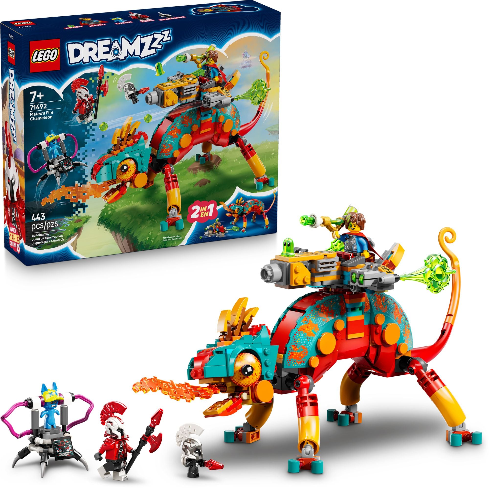LEGO DREAMZzz Mateo's Fire Chameleon 71492