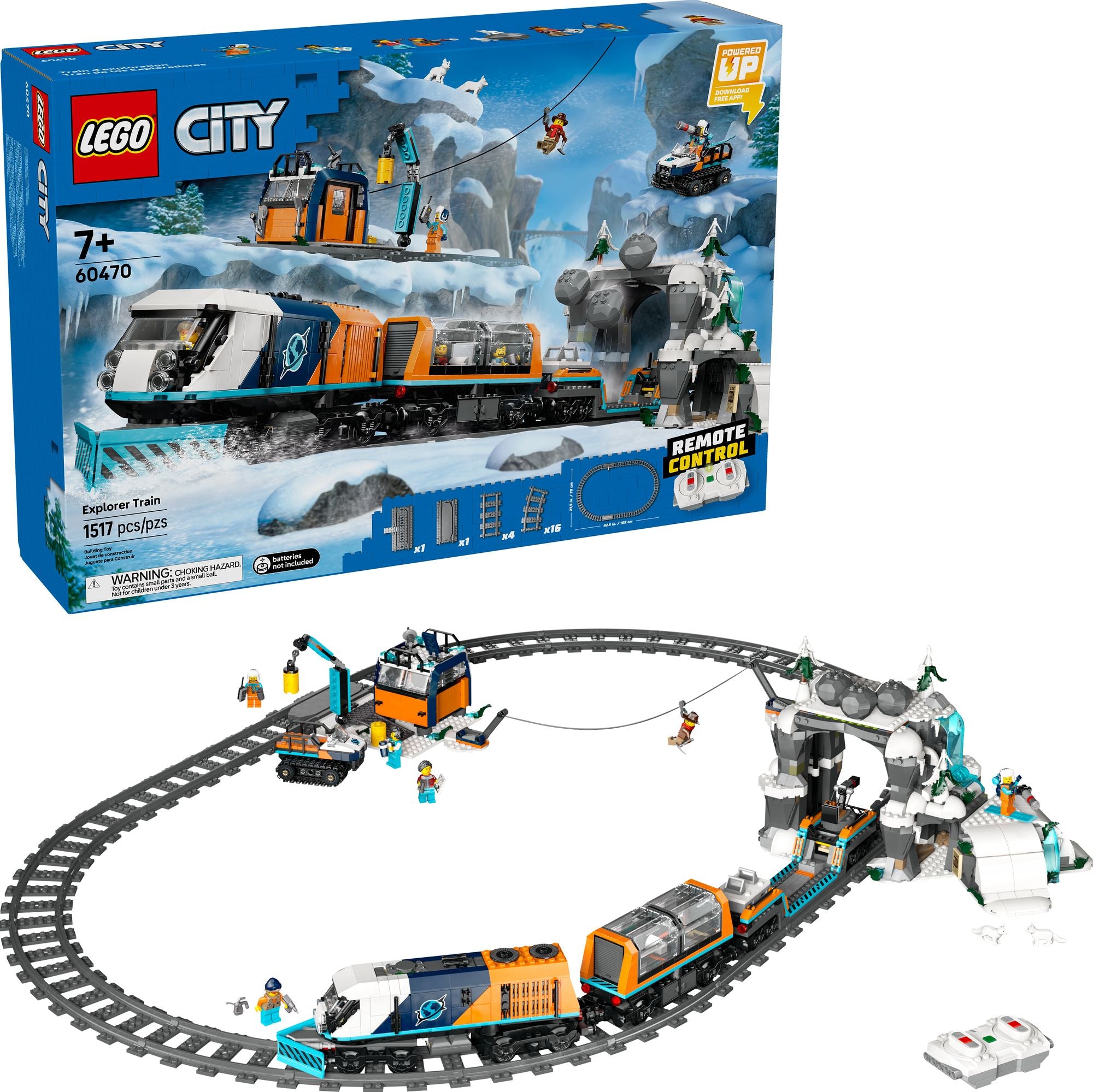 LEGO City Trains Explorers' Arctic Polar Express Train 60470
