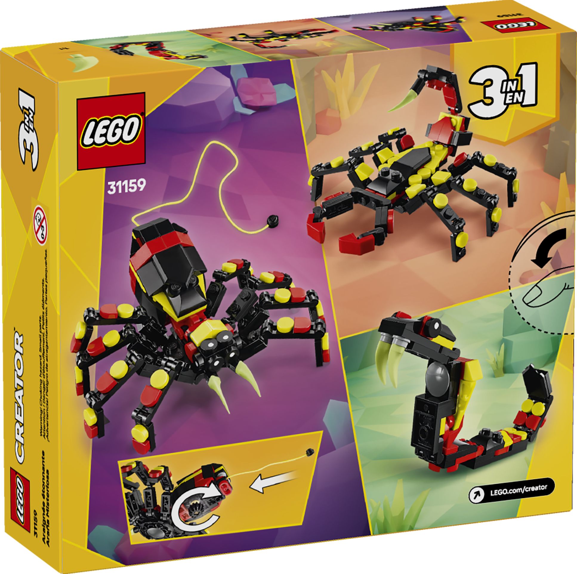 LEGO Creator Wild Animals: Surprising Spider 31159