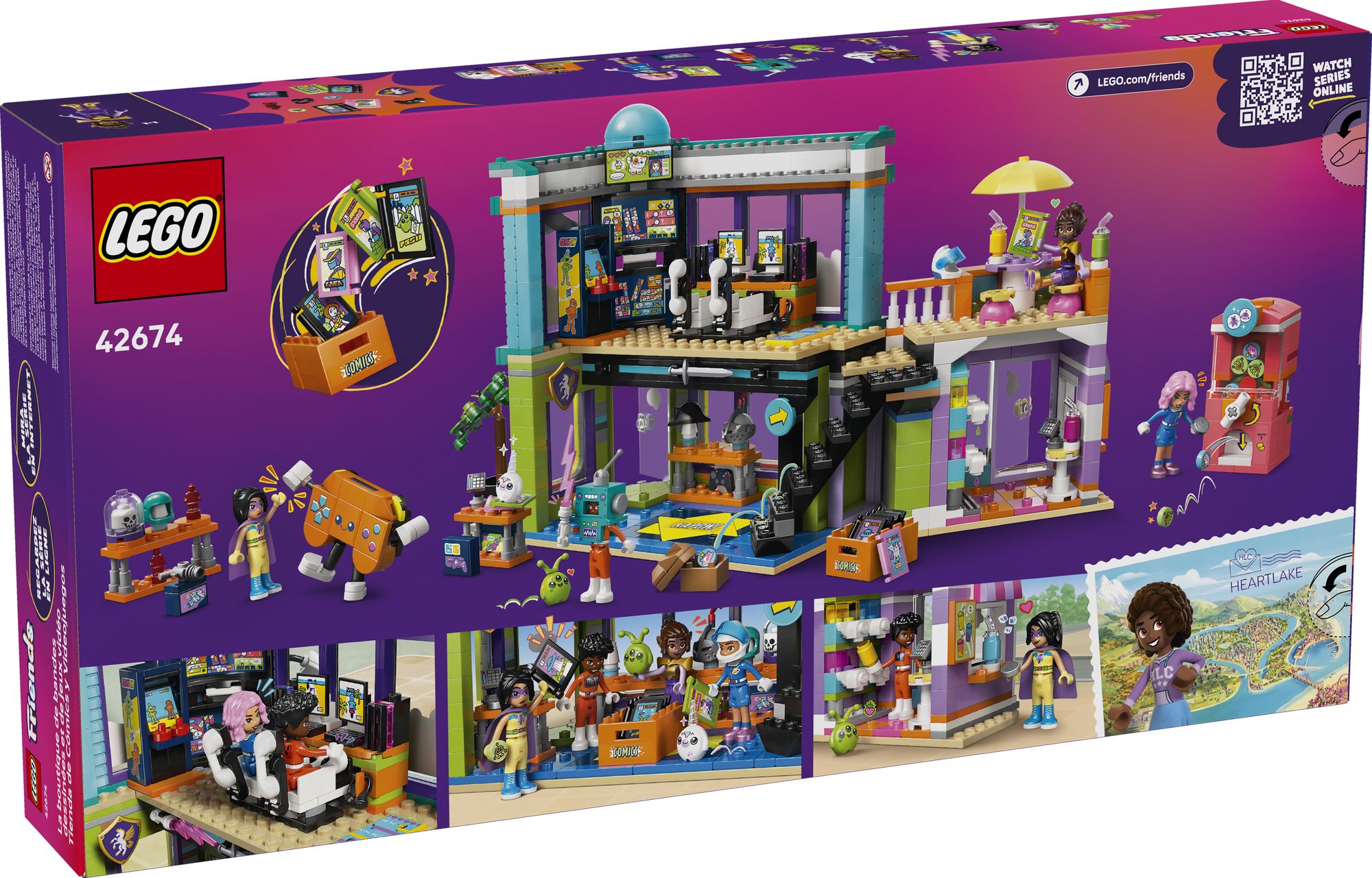 LEGO Friends Comic Book and Game Store 42674