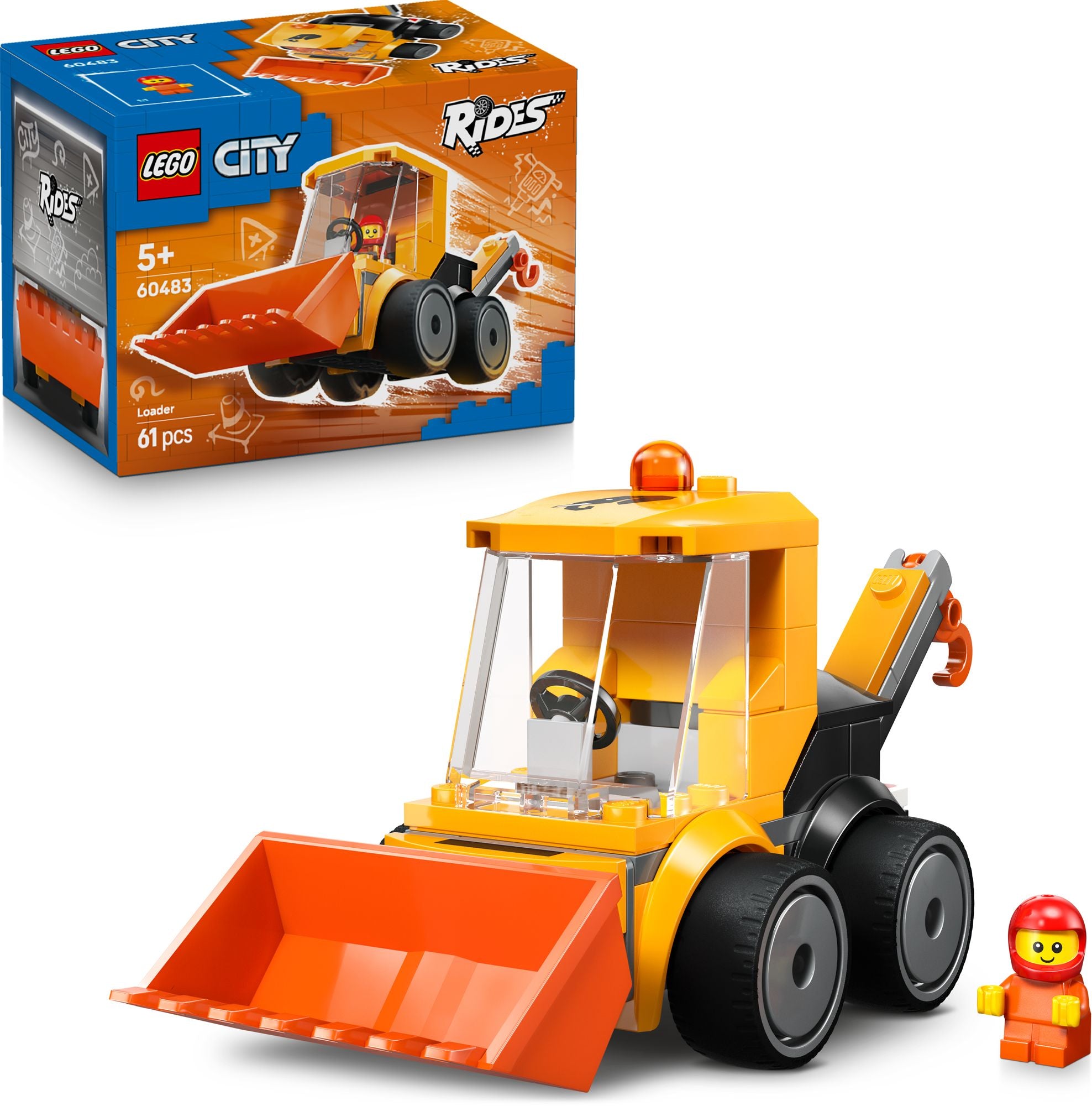 LEGO City Brick Rides Construction Loader 60483