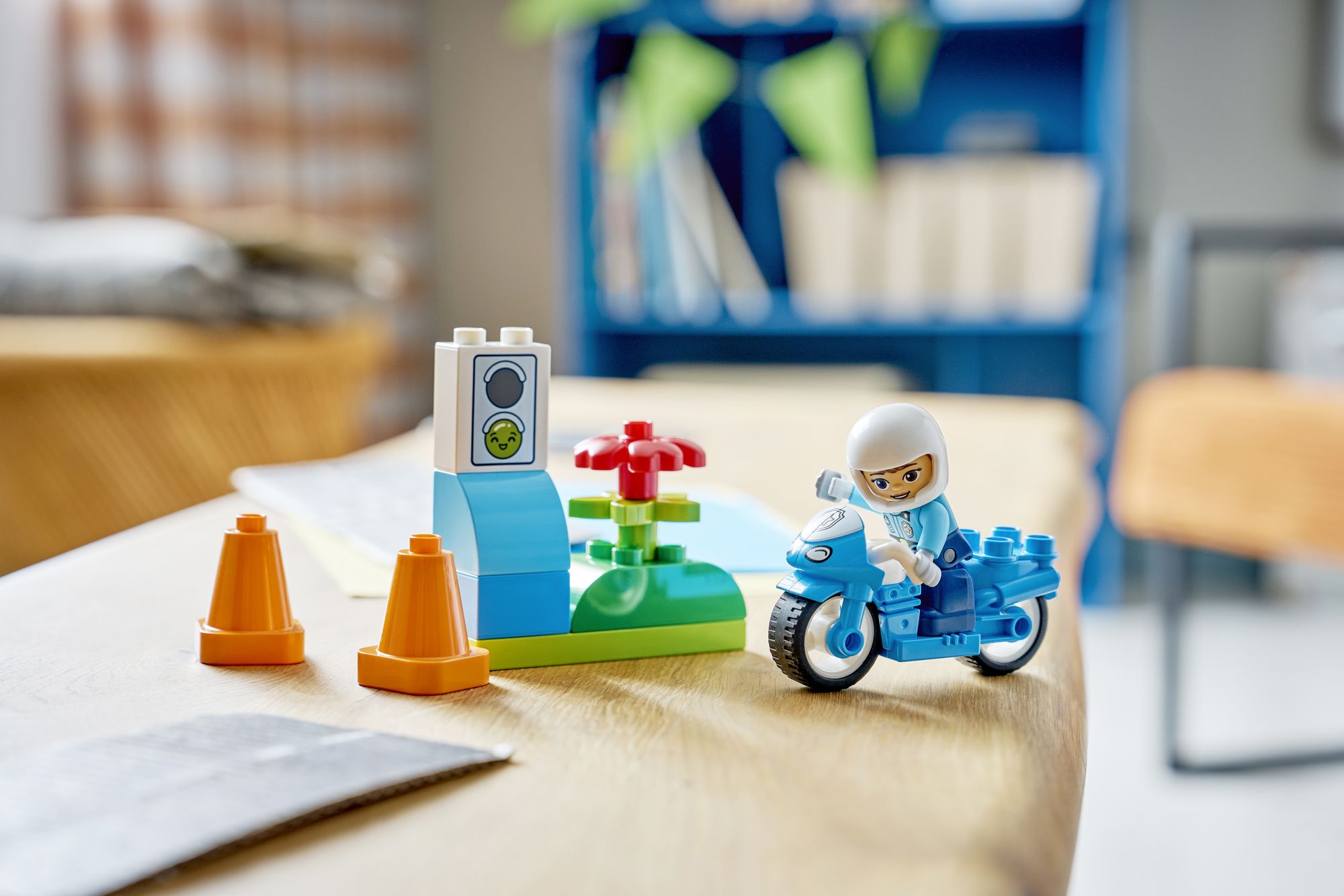 LEGO DUPLO Town Blue Police Motorcycle 10471
