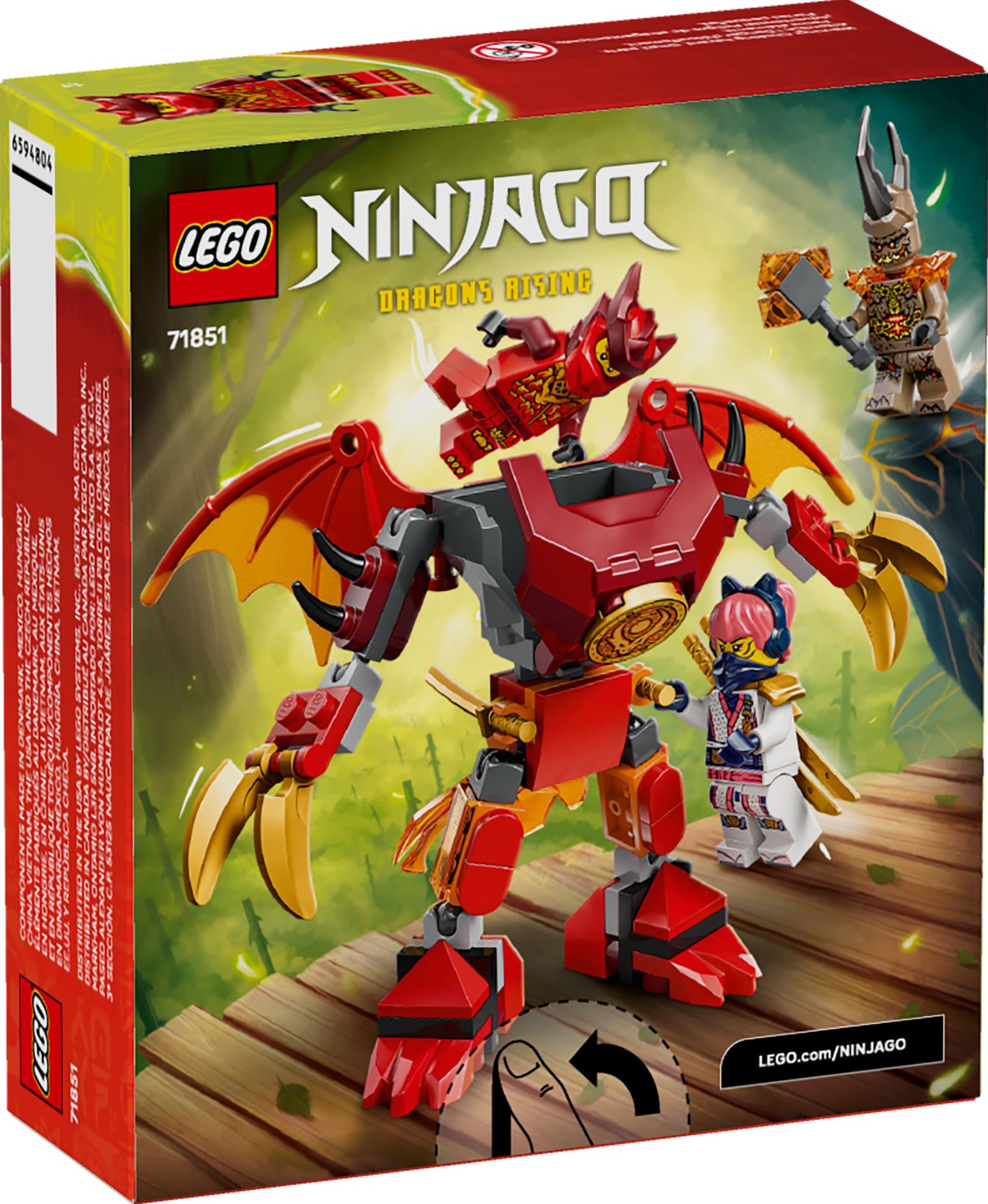 LEGO Ninjago Kai's Dragon Mech Battle Pack 71851