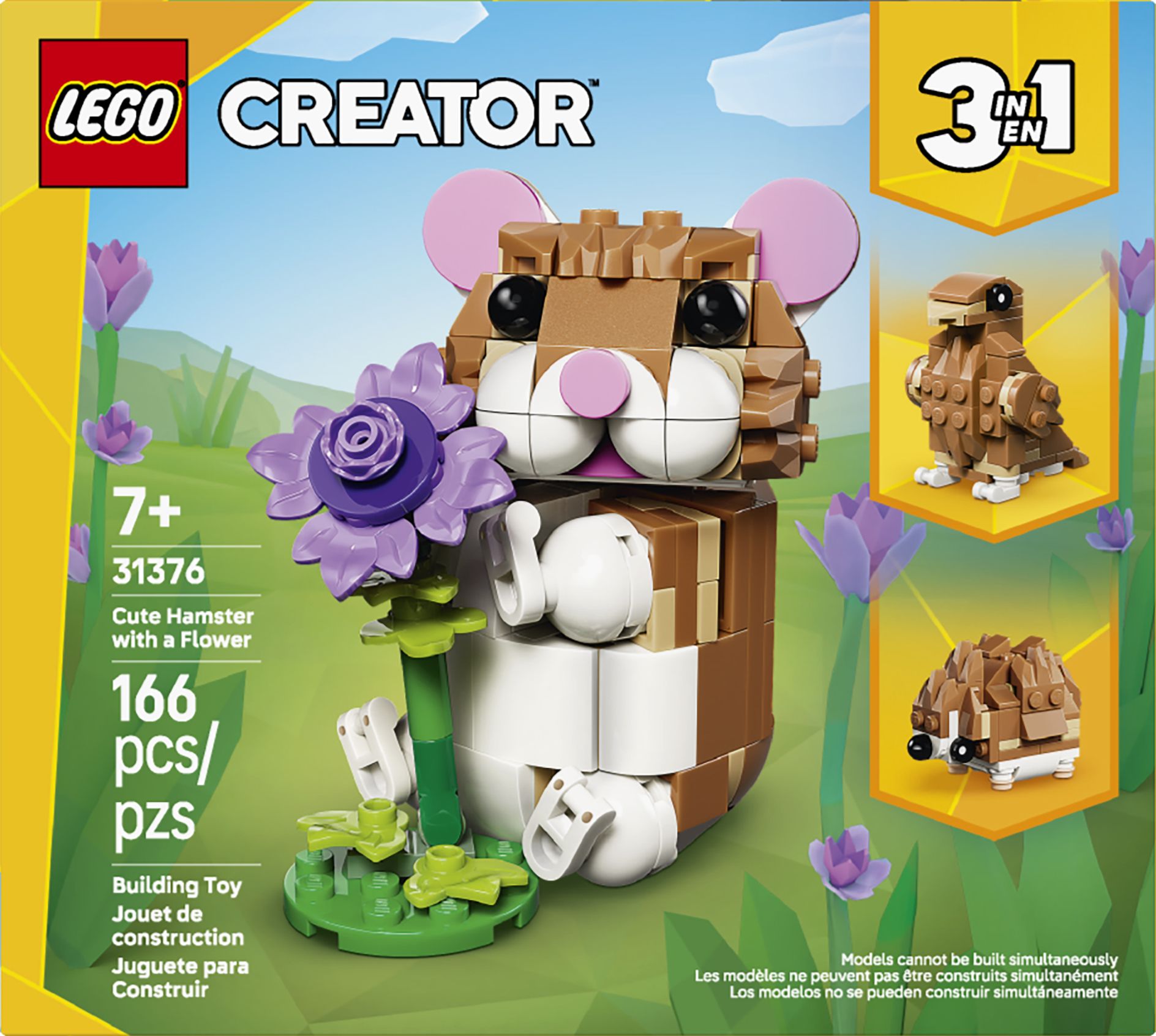 LEGO Creator Cute Hamster with a Flower 31376