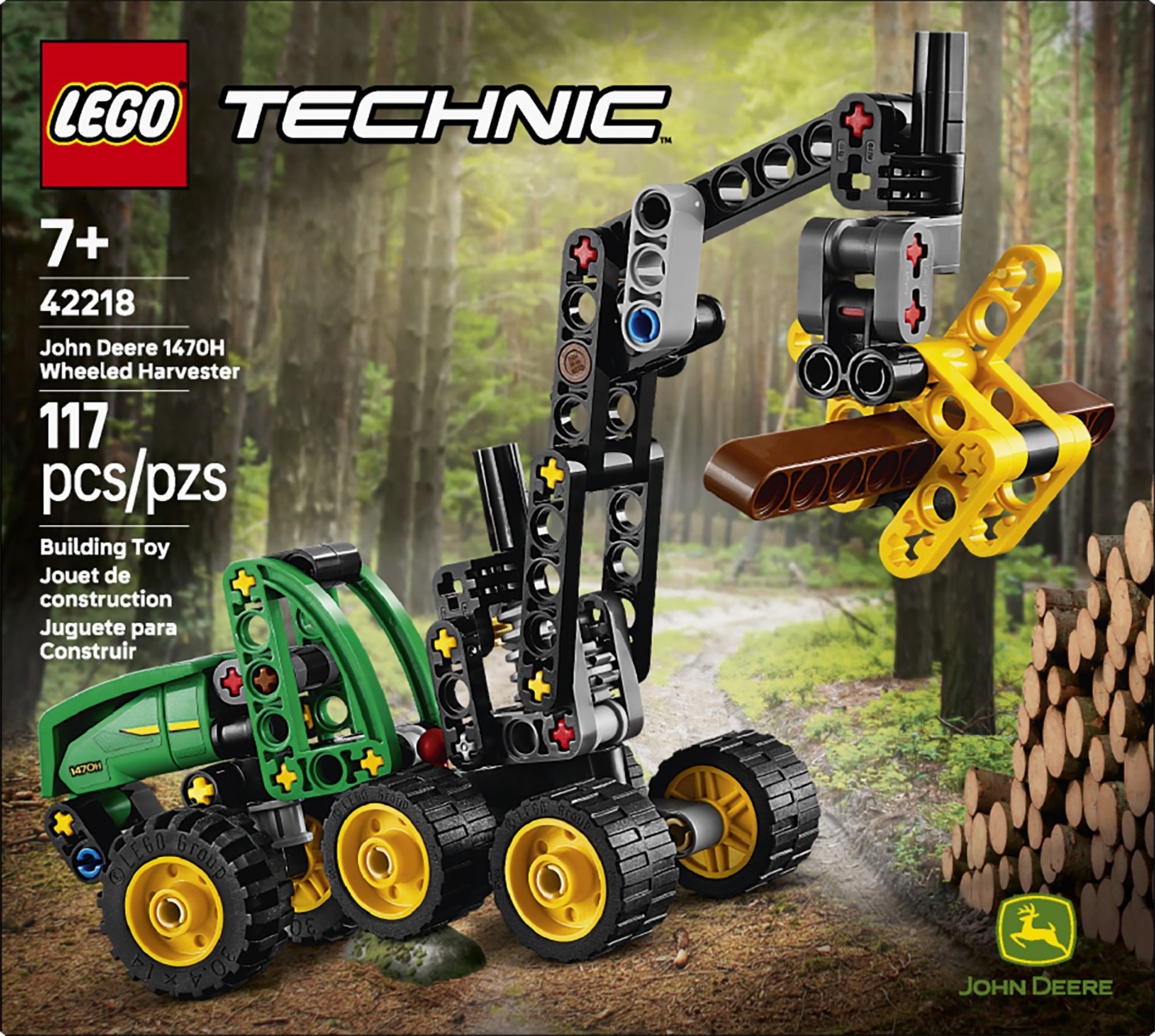 LEGO Technic John Deere 1470H Wheeled Harvester 42218