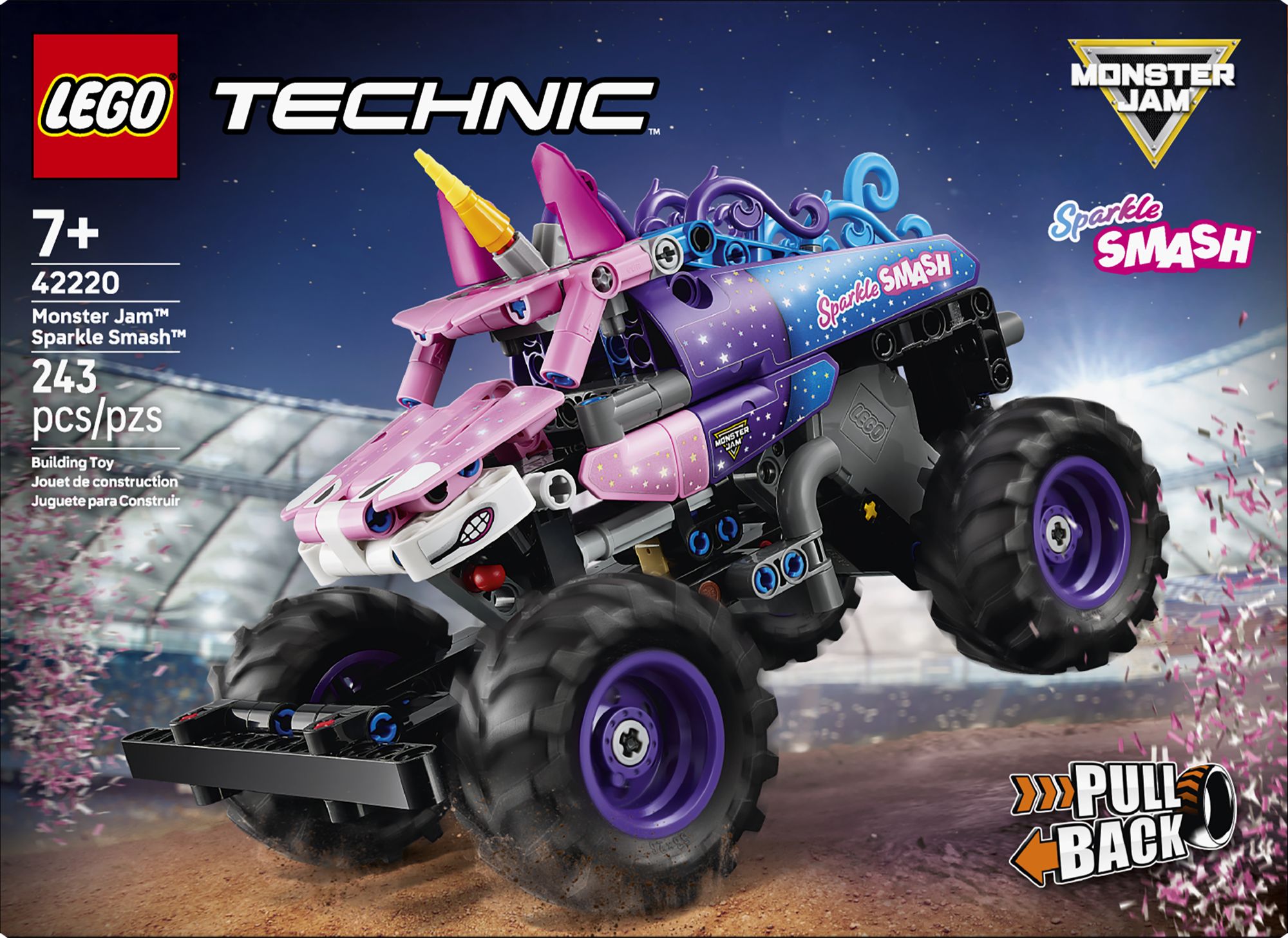 LEGO Technic Monster Jam Sparkle Smash Pull-Back 42220