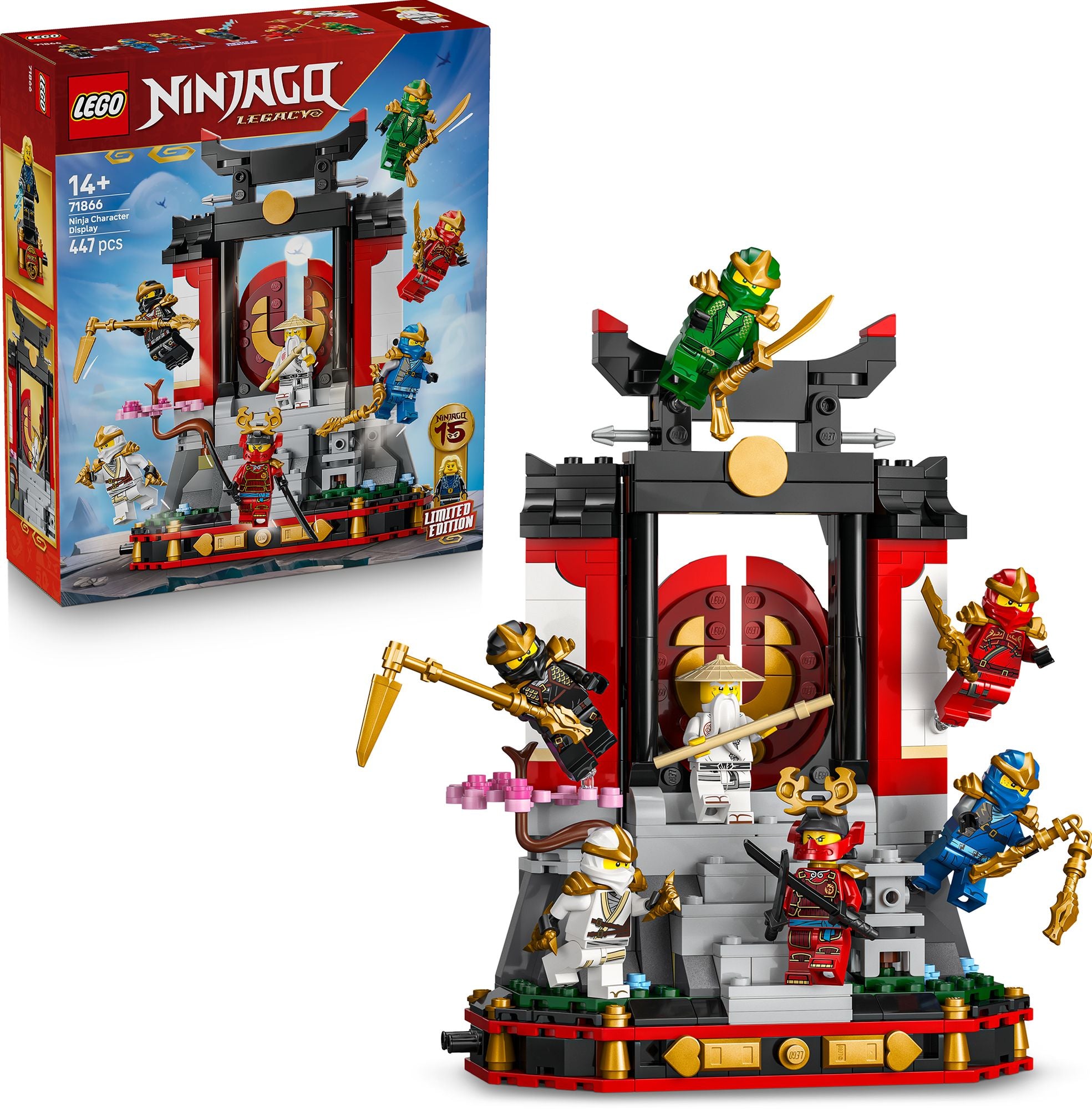 LEGO Ninjago Ninja Character Display 15th Anniversary 71866