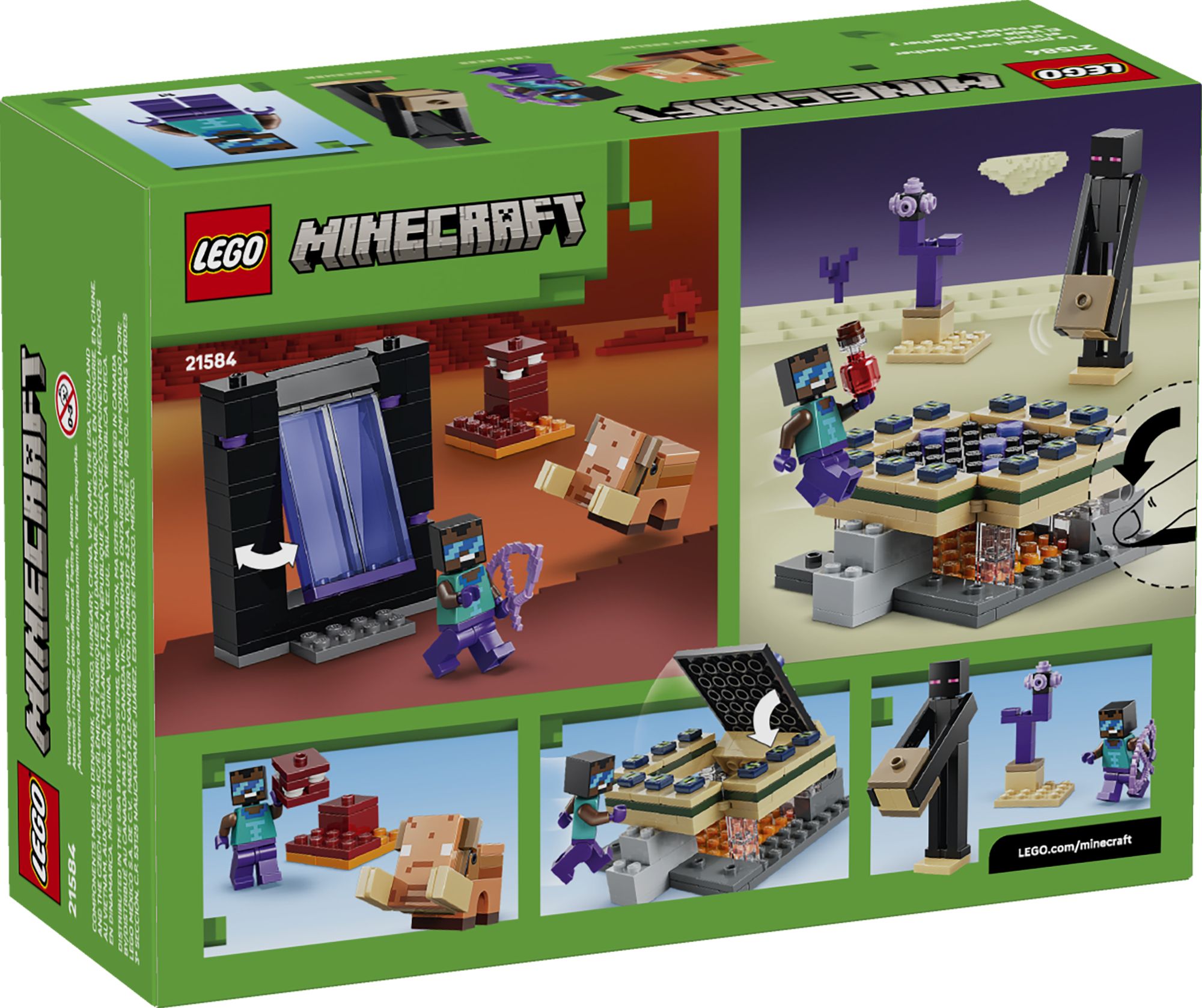 LEGO Minecraft Nether & End Portal Journey 21584