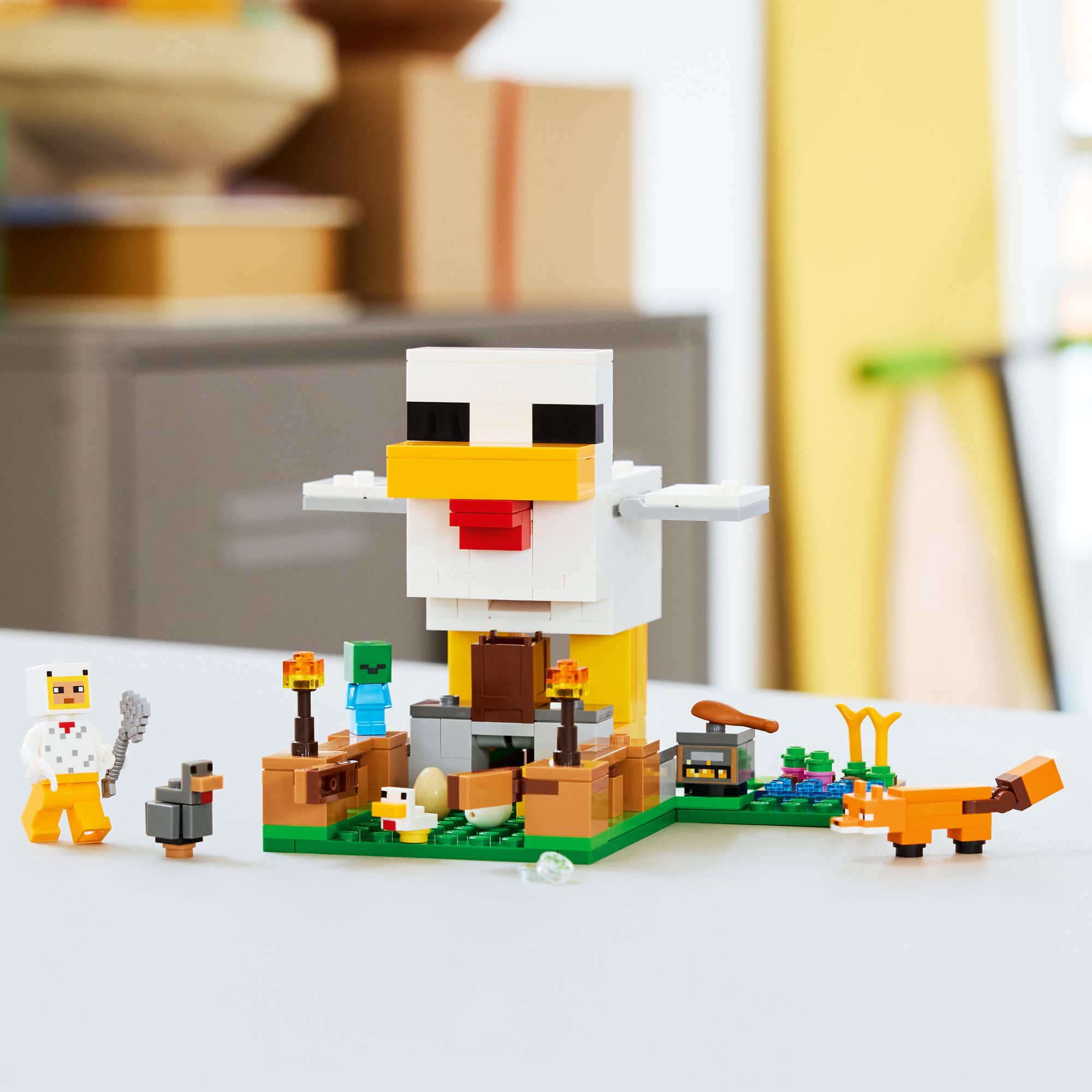 LEGO Minecraft Chicken Farm 21585