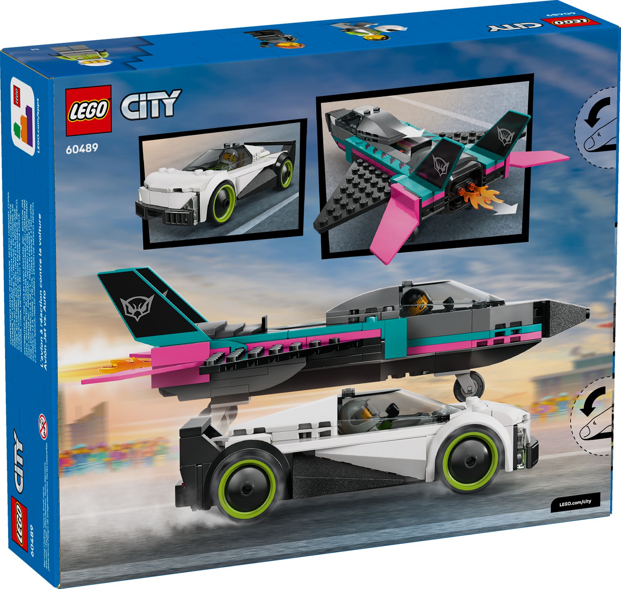 LEGO City Jet vs. Car 60489
