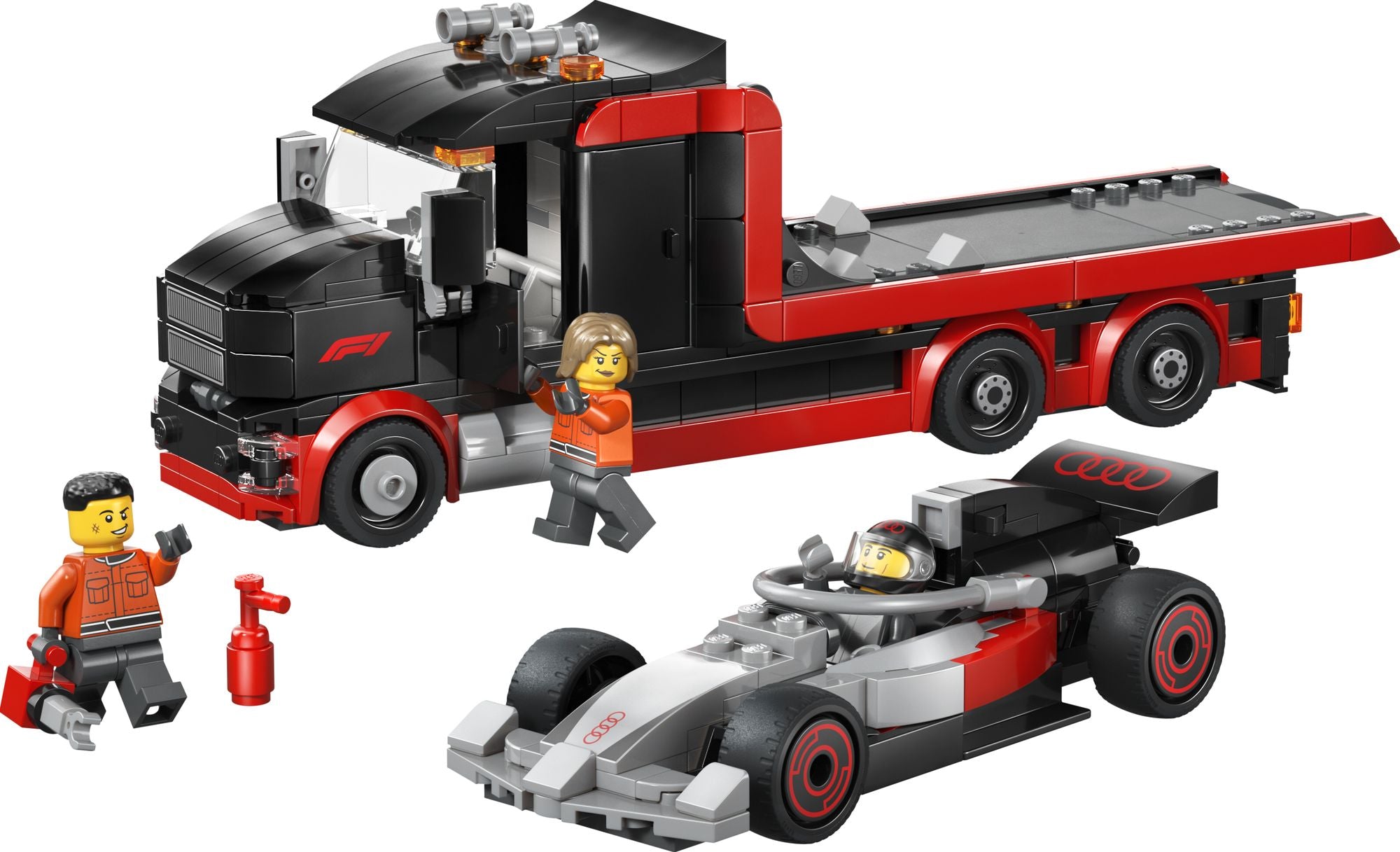 LEGO City Formula 1 F1® Display Truck with Audi F1® Race Car 60493