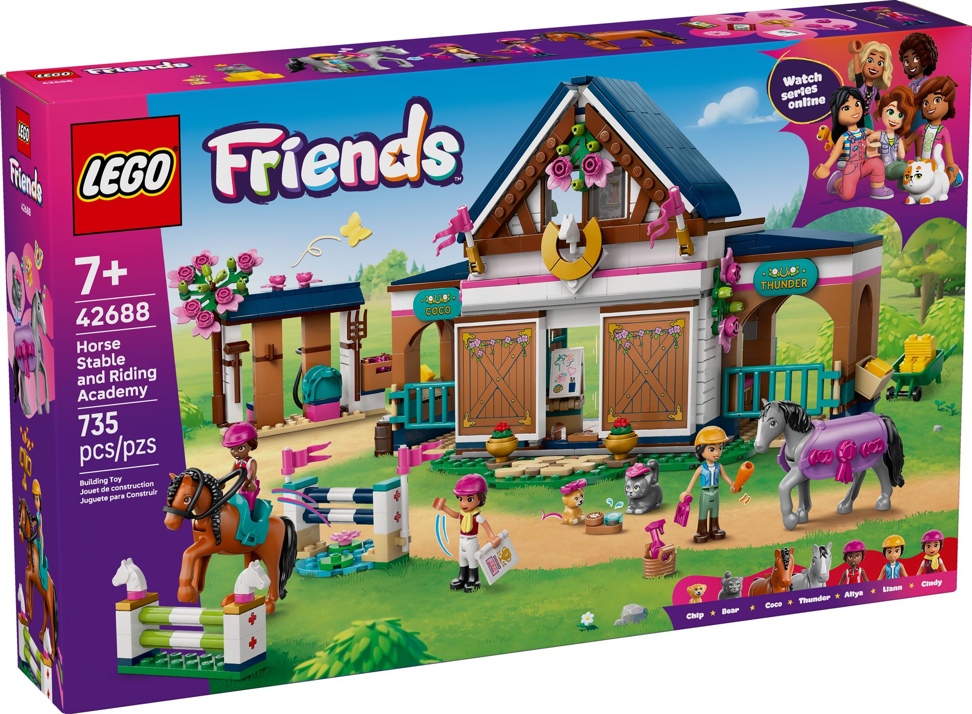 LEGO Friends Horse Stable and Riding Academy 42688