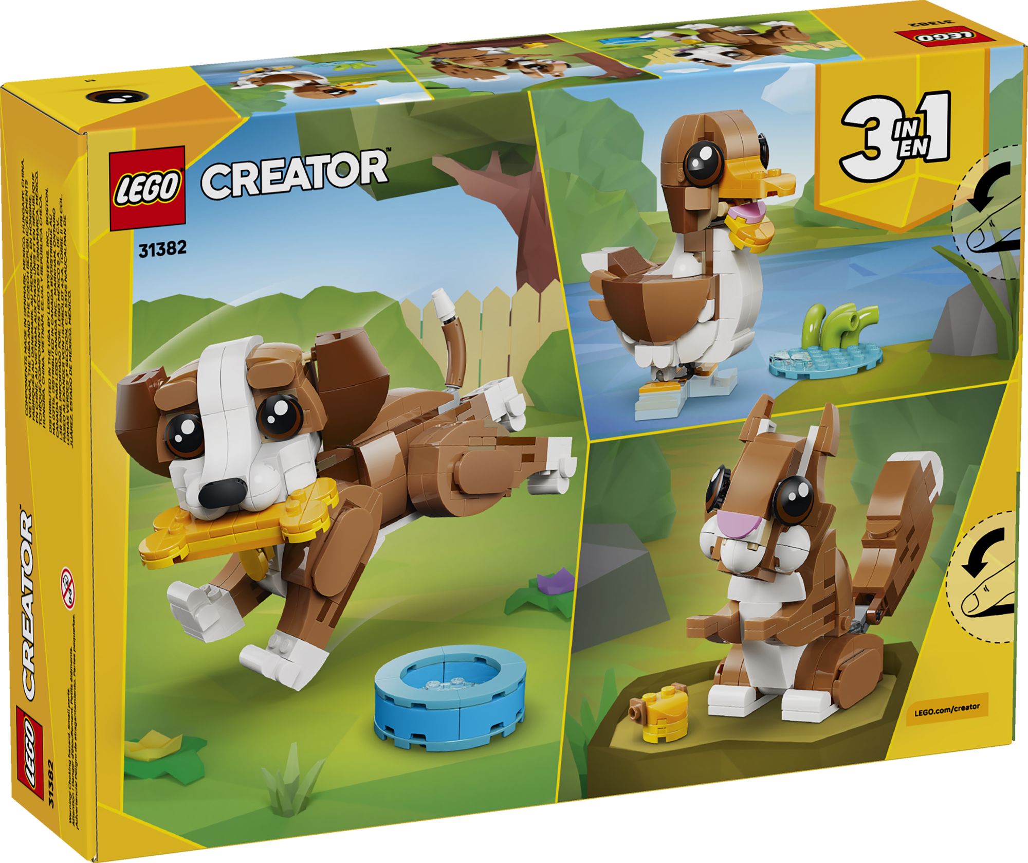 LEGO Creator Cute Animals: Playful Puppy Dog 31382