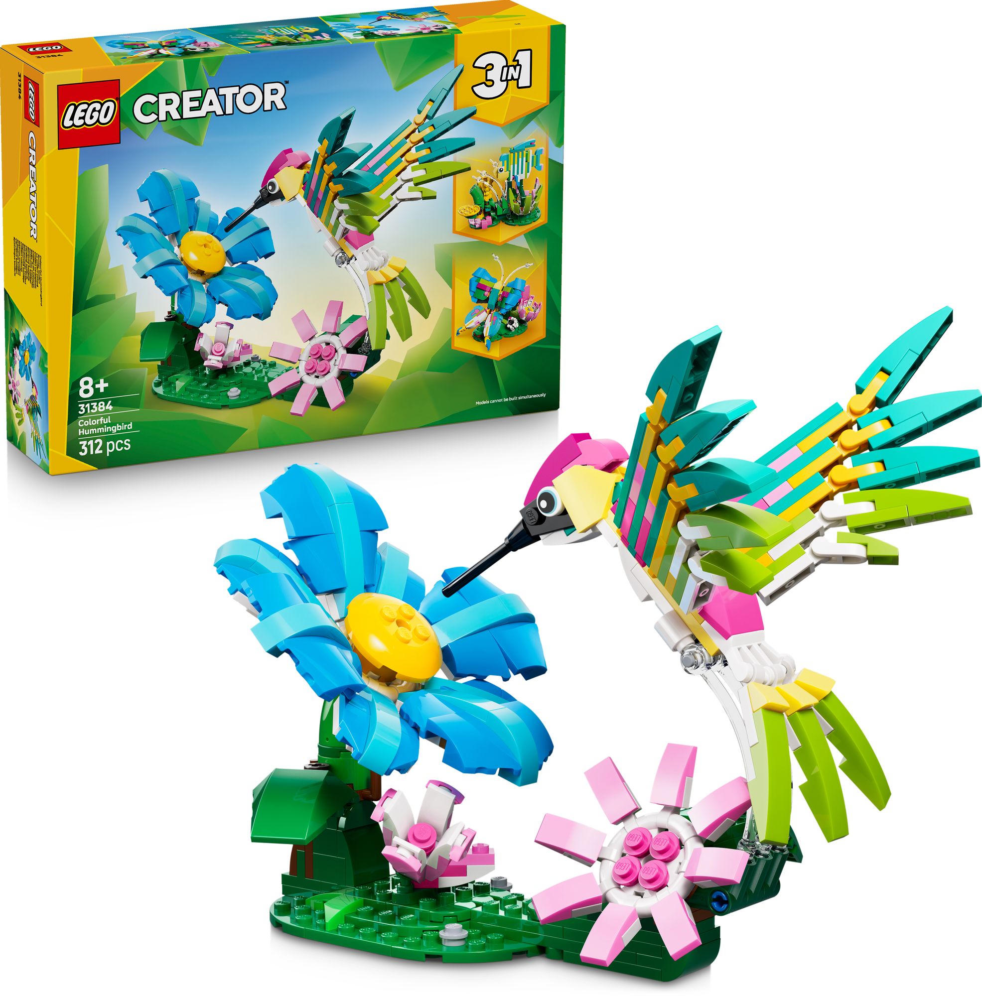 LEGO Creator Wild Animals: Colorful Hummingbird 31384