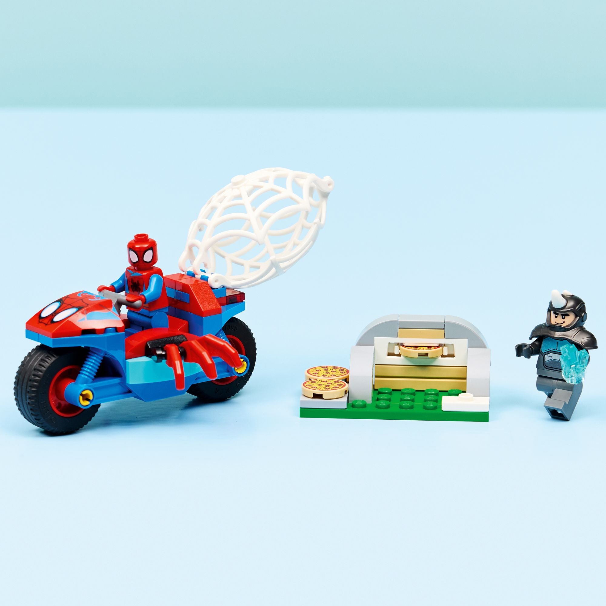 LEGO Spidey Spidey on his Motorcycle vs. Rhino 11206