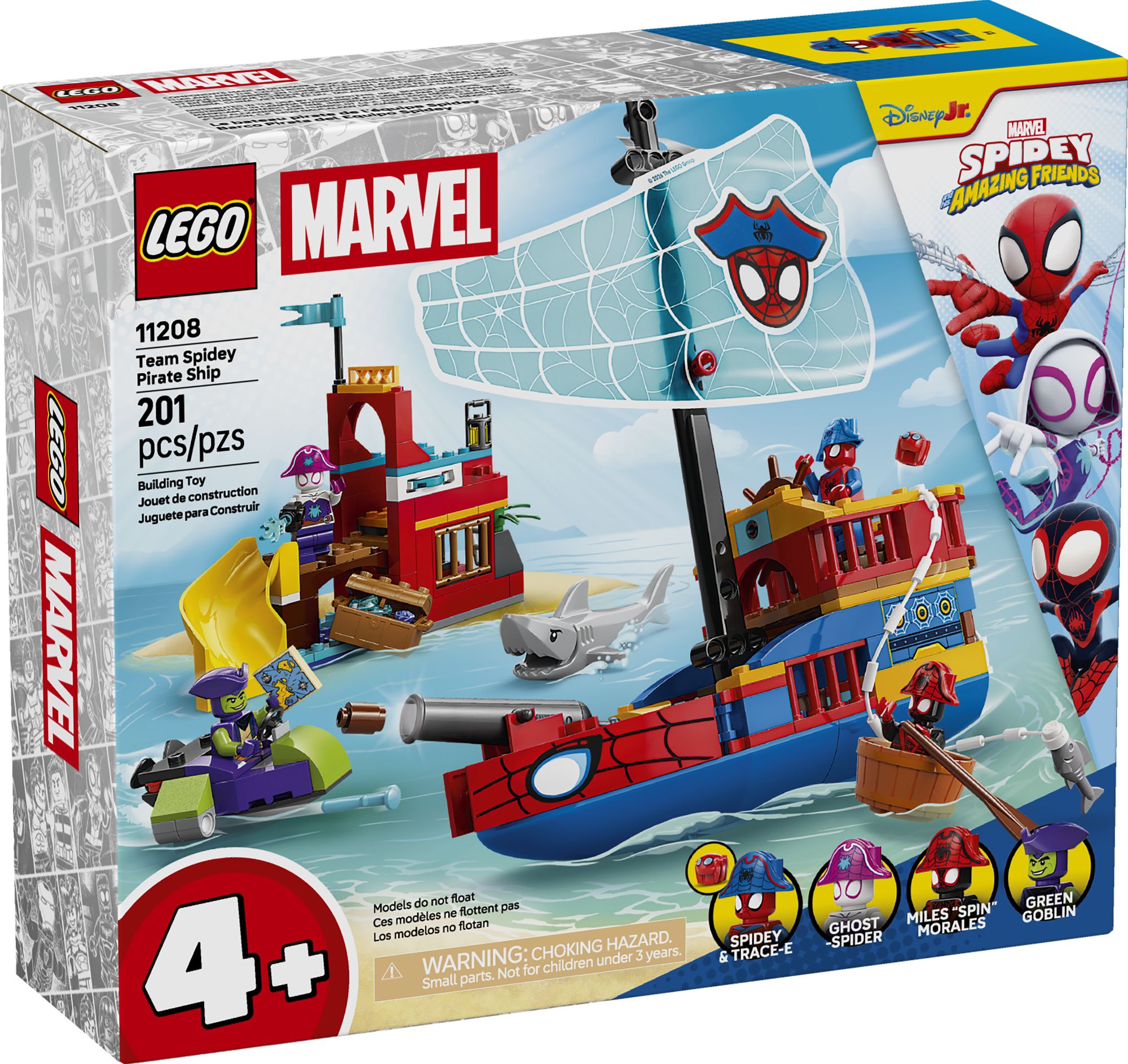 LEGO Spidey Team Spidey Pirate Ship 11208