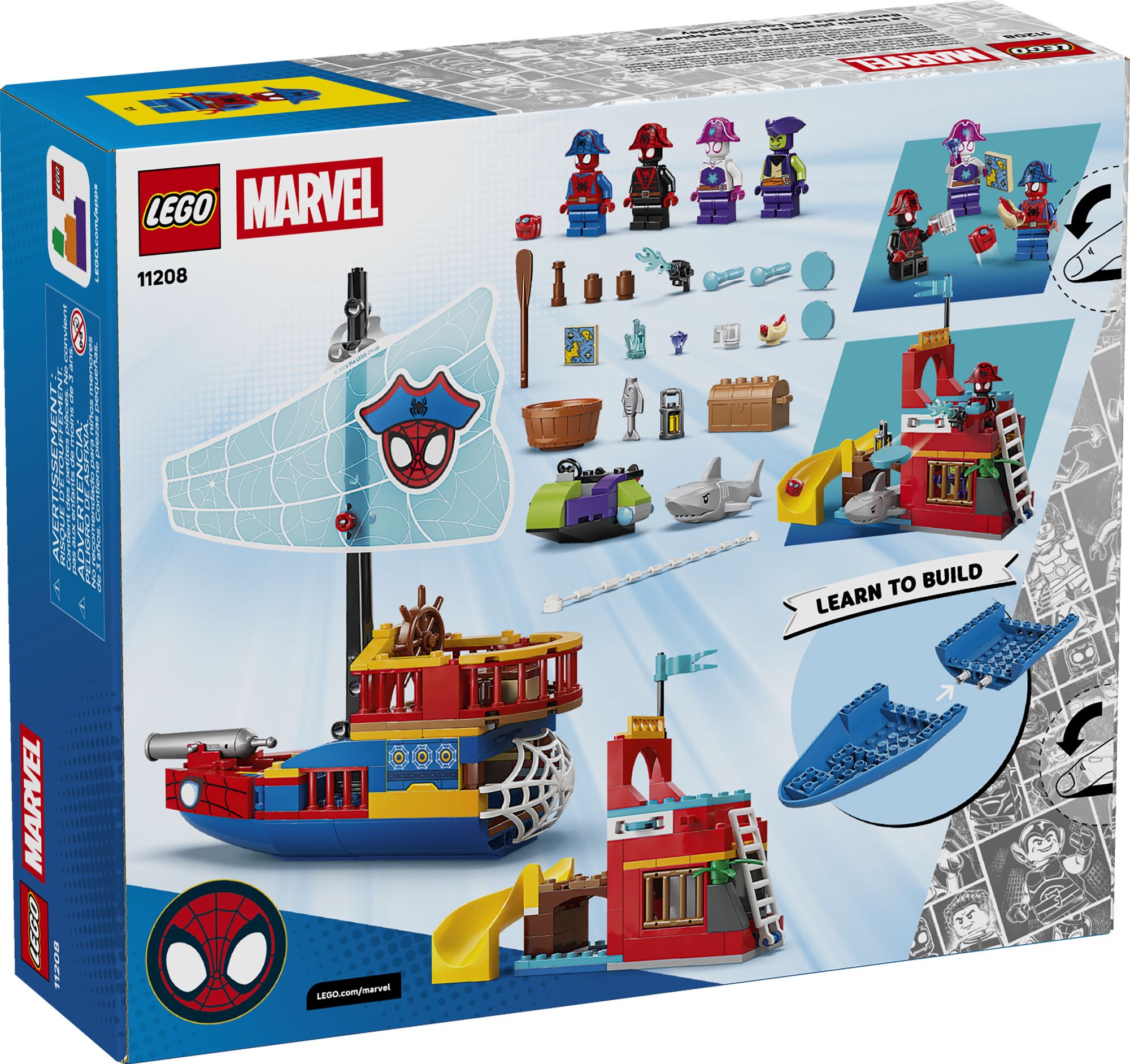LEGO Spidey Team Spidey Pirate Ship 11208