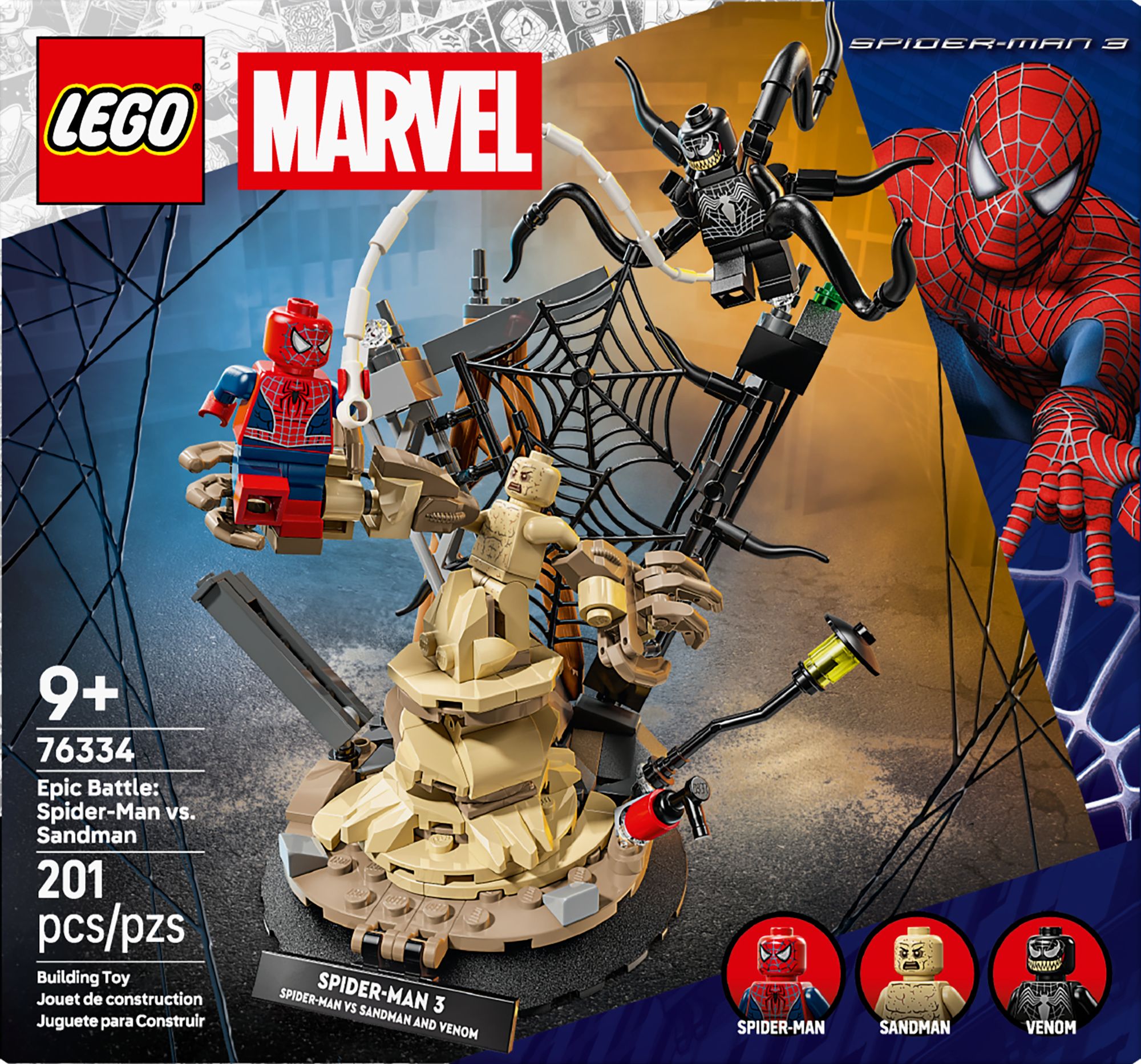 LEGO Super Heroes Marvel Epic Battle: Spider-Man vs. Sandman 76334