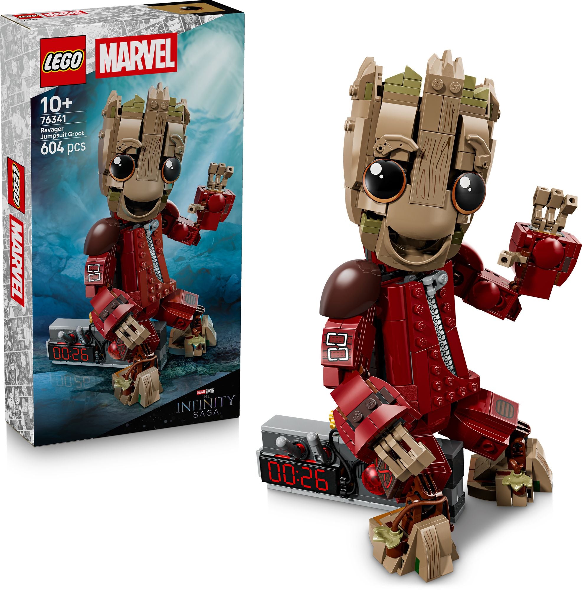 LEGO Super Heroes Marvel Ravager Jumpsuit Groot 76341