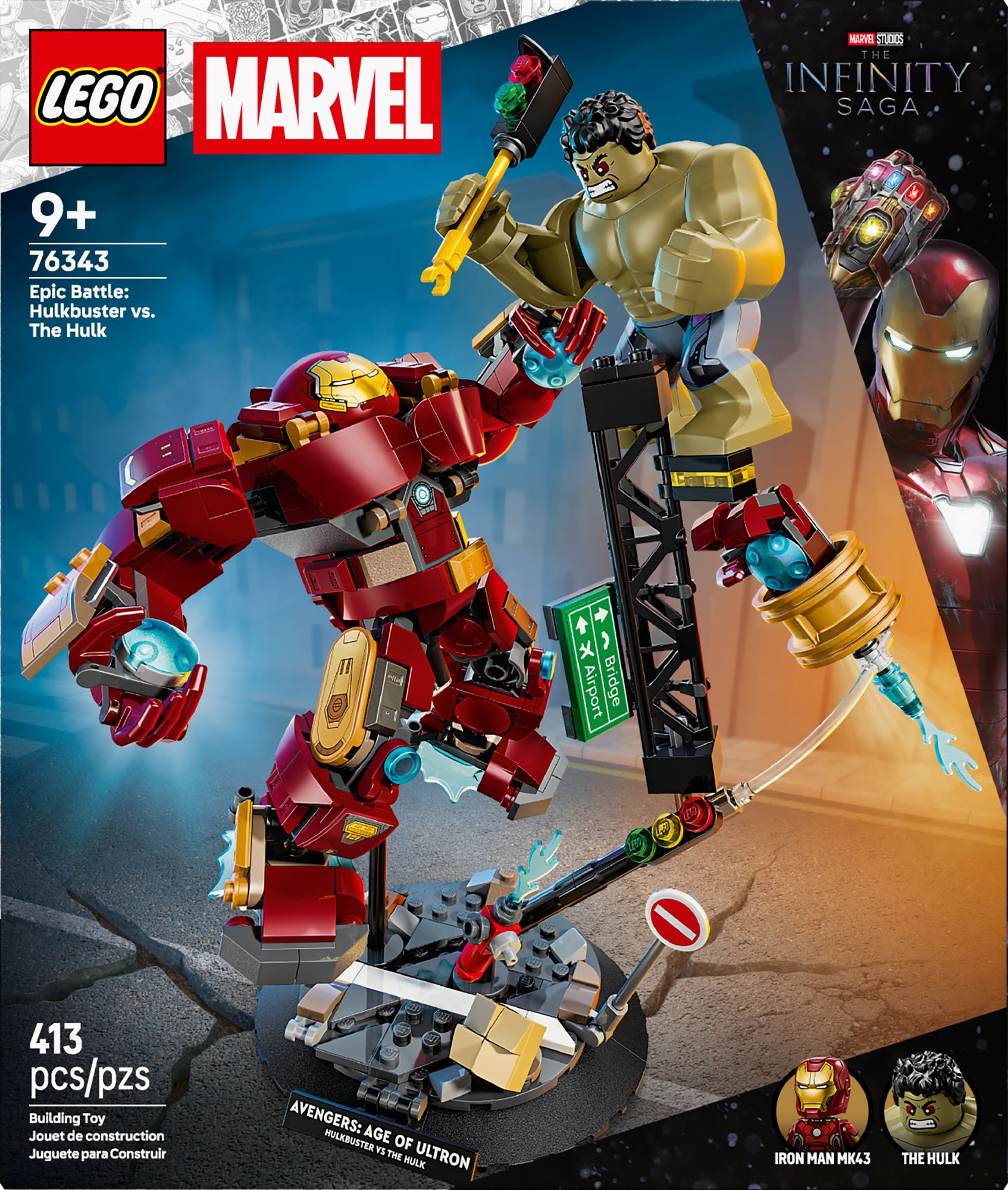 LEGO Super Heroes Marvel Epic Battle: Hulkbuster vs. The Hulk 76343