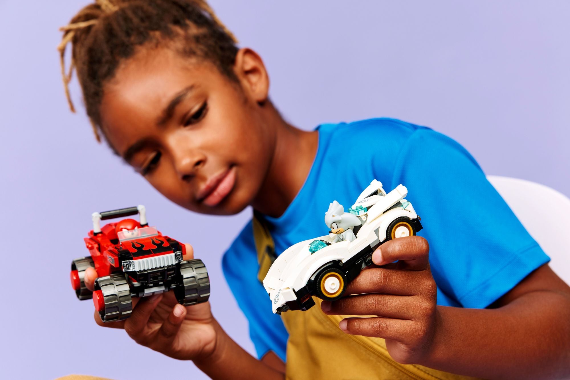 LEGO Sonic Silver's Car vs. Knuckles' Monster Truck 77118