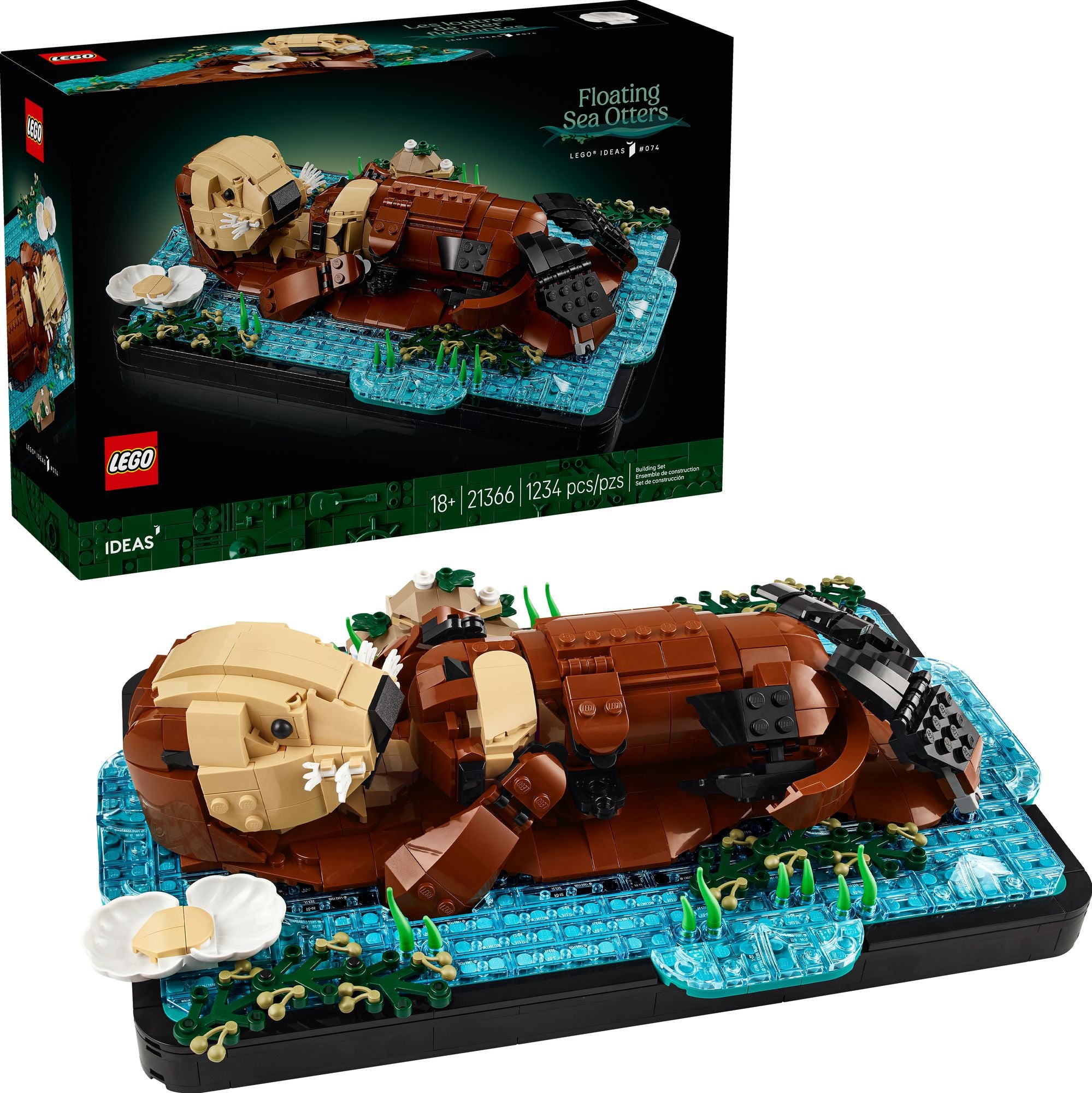 LEGO Ideas Floating Sea Otters 21366