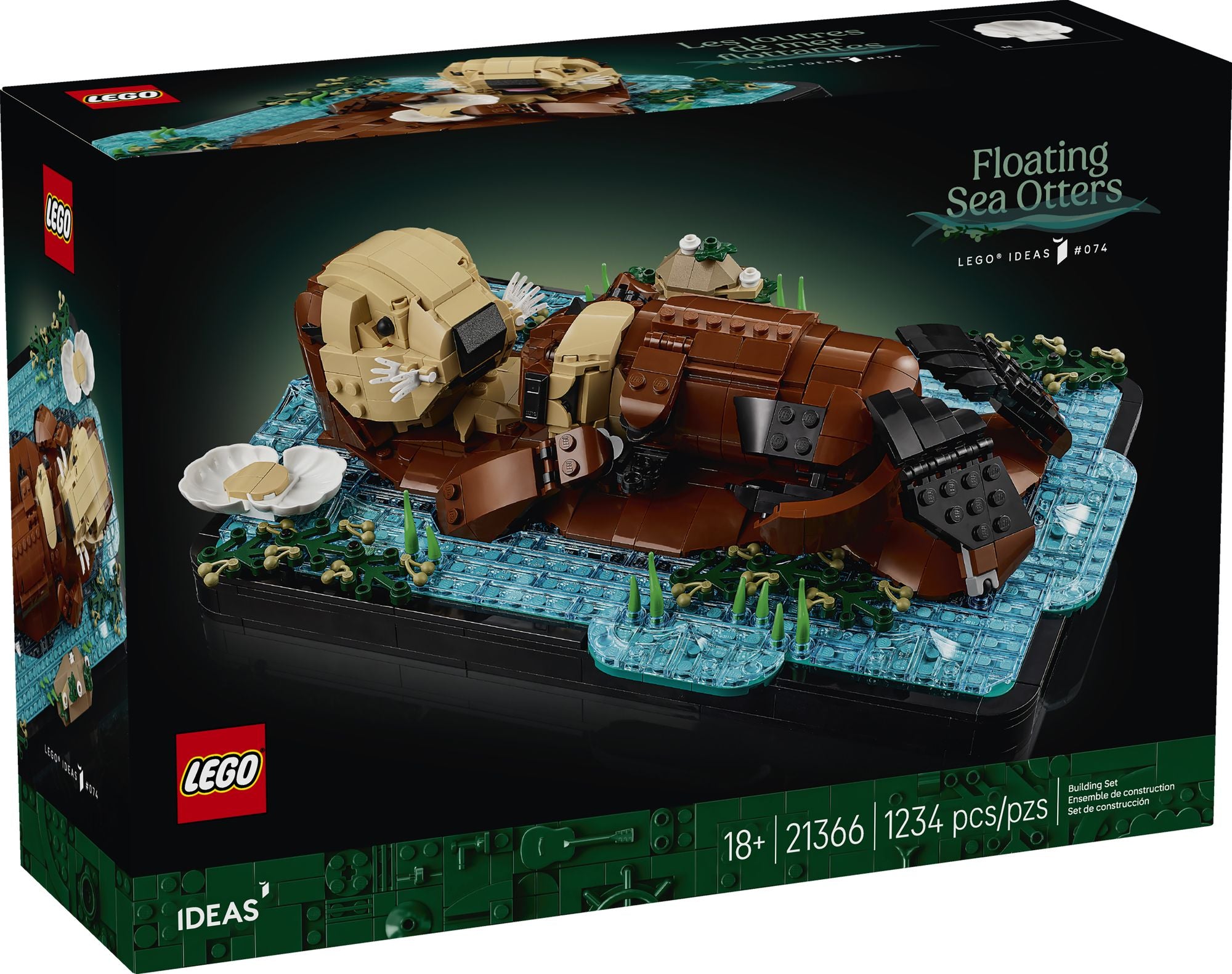 LEGO Ideas Floating Sea Otters 21366
