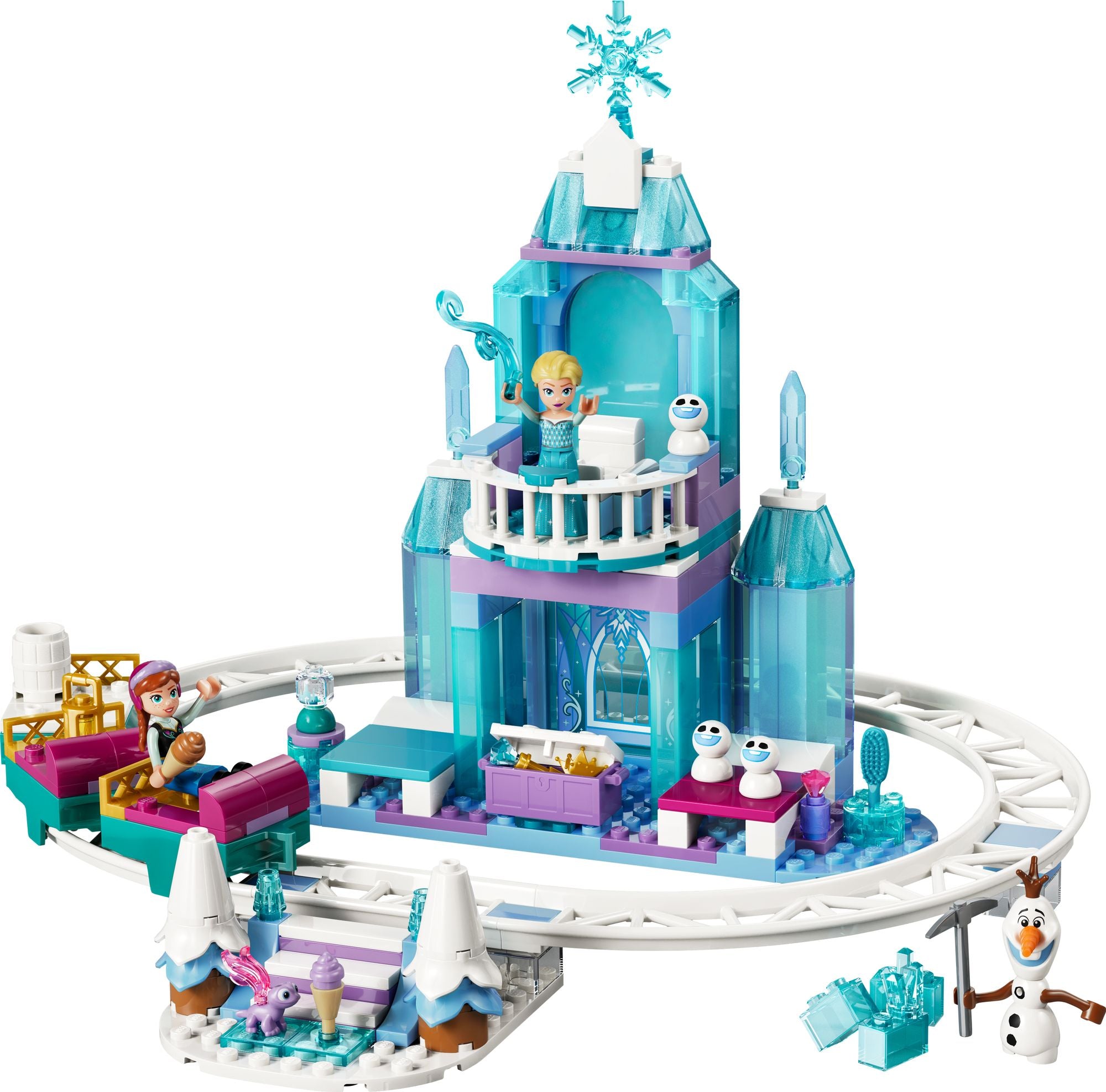 LEGO Disney Elsa's Ice Castle & Snow Ride Adventure 43281