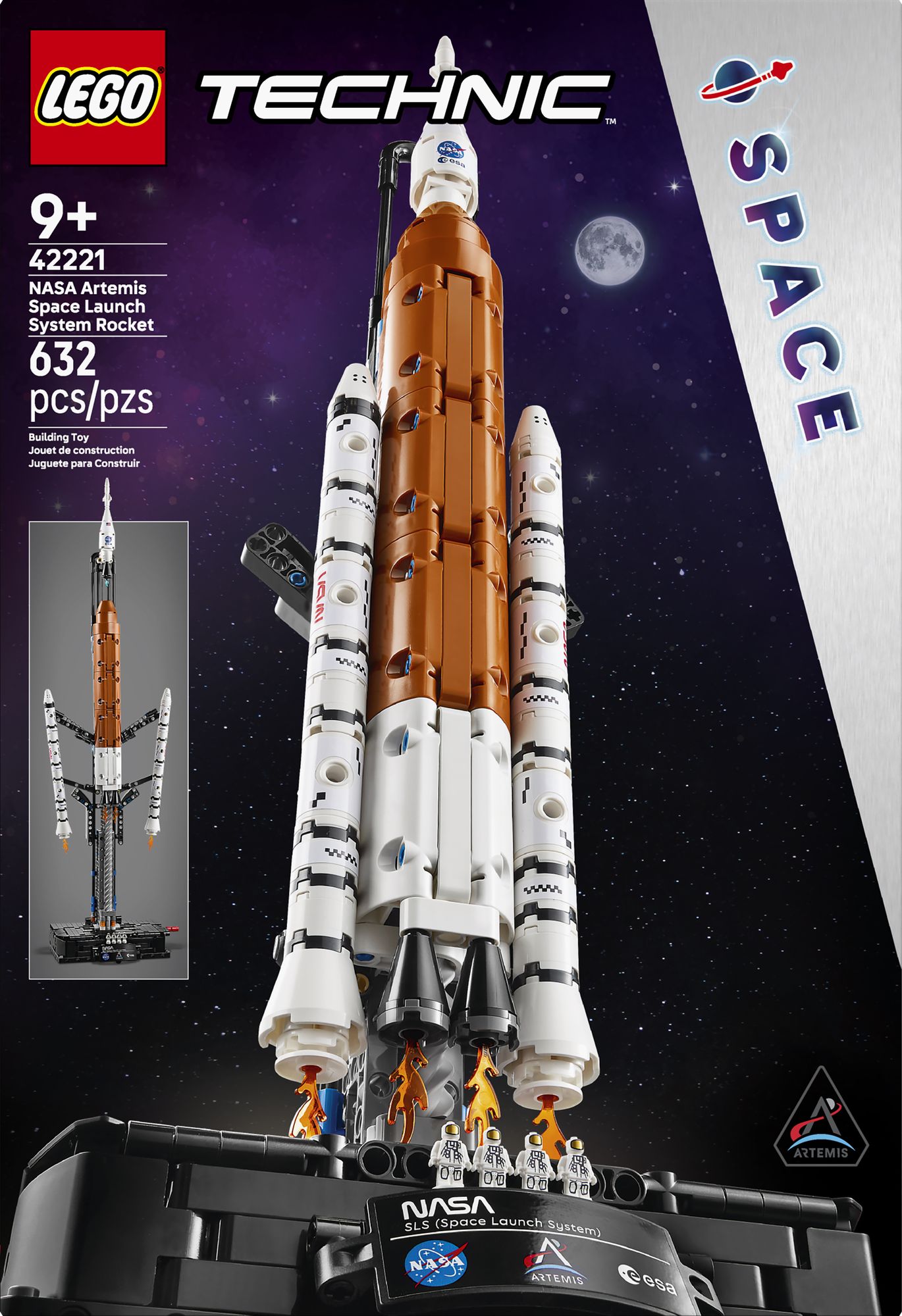 LEGO Technic NASA Artemis Space Launch System Rocket 42221