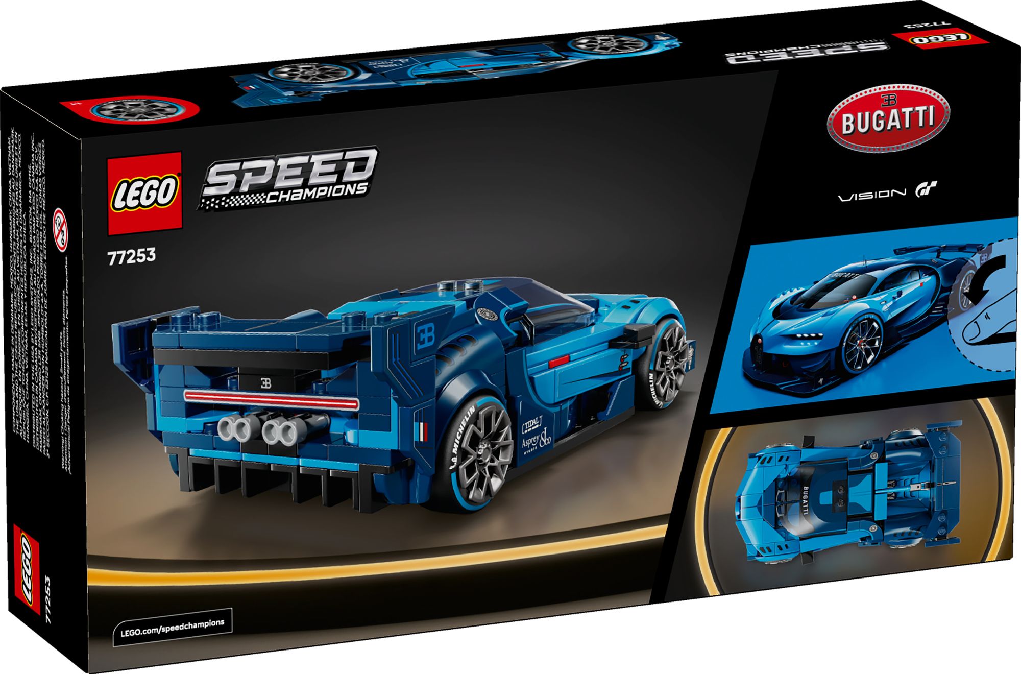 LEGO Speed Champions Bugatti Vision GT Hyper Sports Car 77253