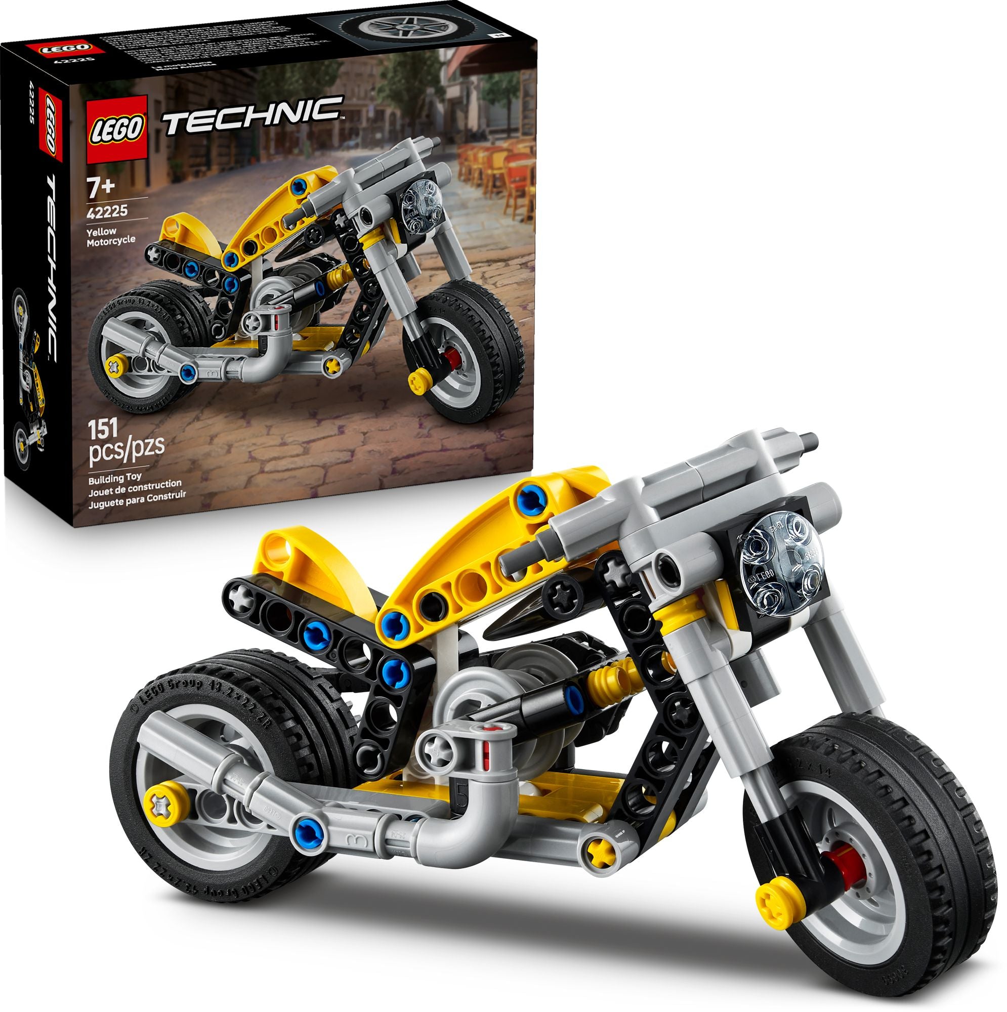 LEGO Technic Yellow Motorcycle 42225