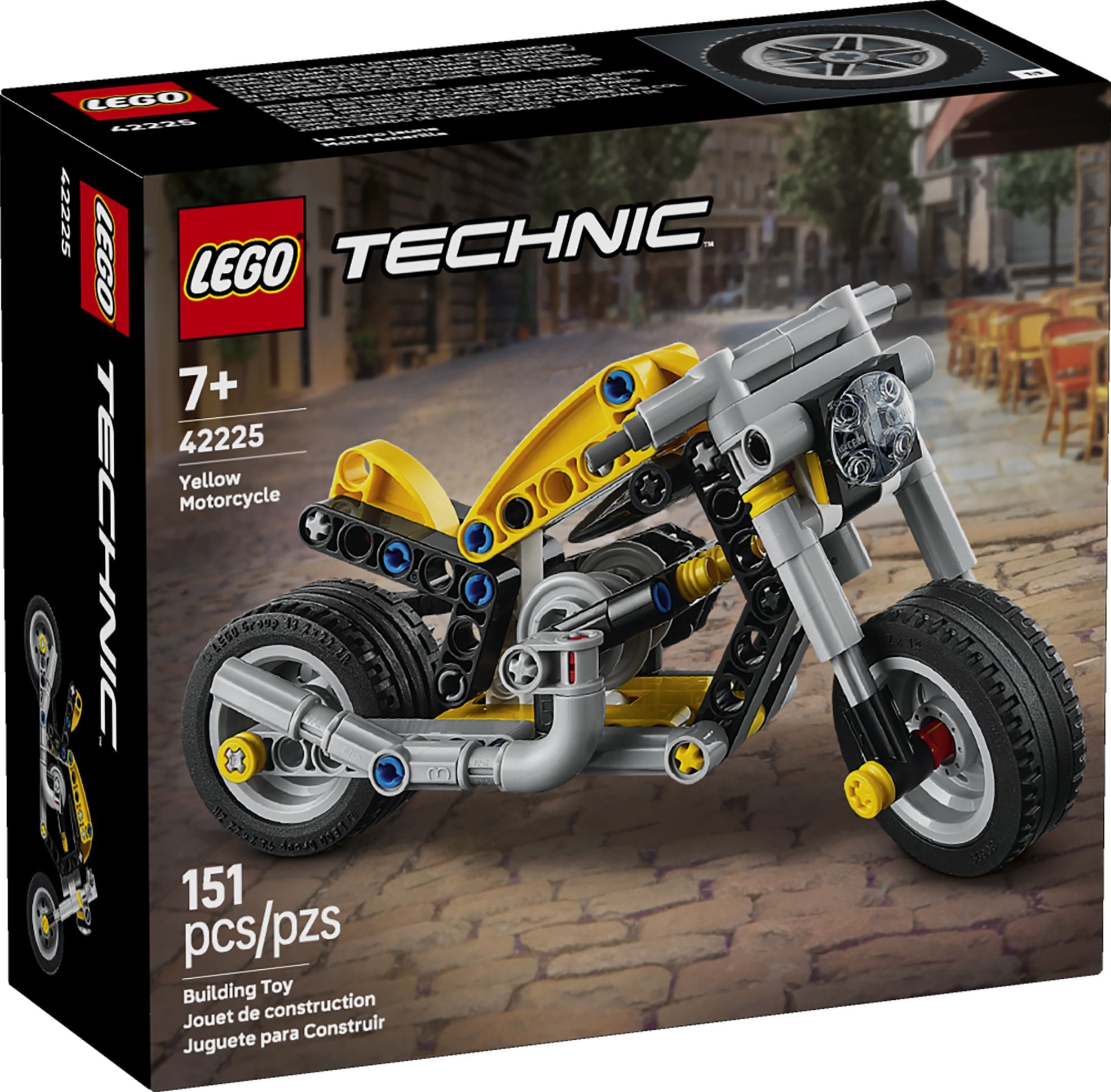 LEGO Technic Yellow Motorcycle 42225