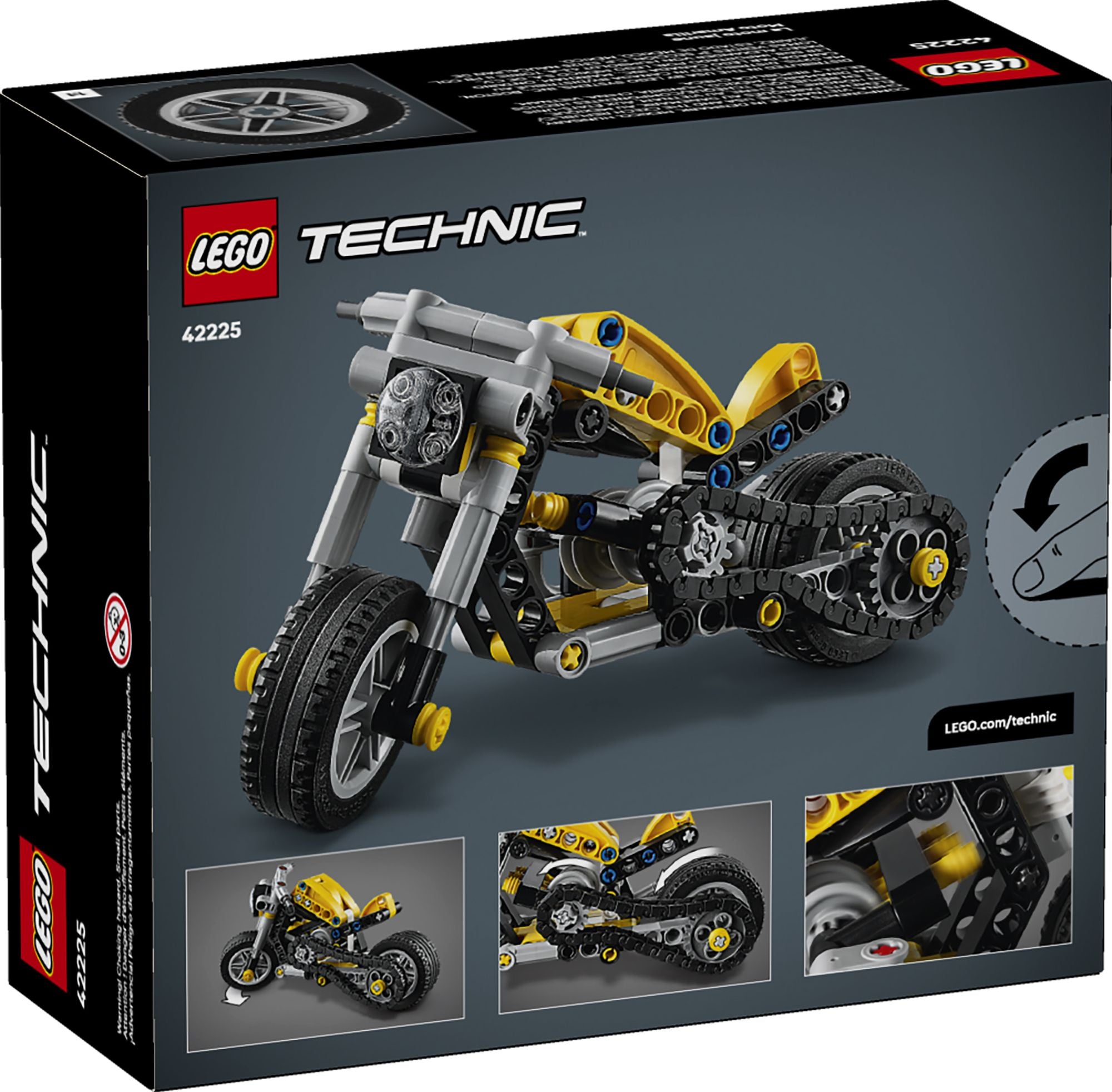 LEGO Technic Yellow Motorcycle 42225