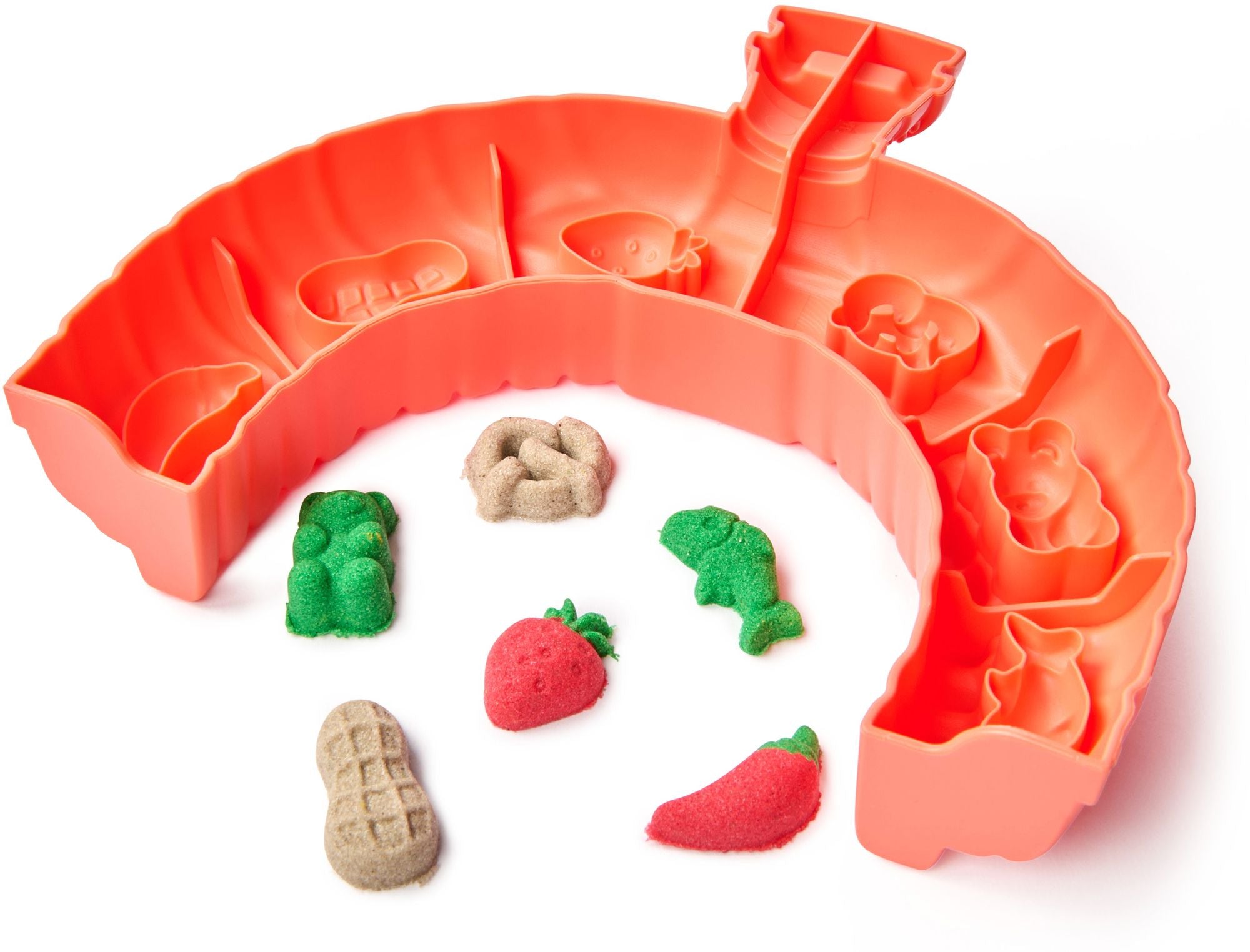 Kinetic Sand, Squish Pizza Rising Pizza Playset with 1lb Play Sand & 5 Tools, Kids Toys for Girls & Boys Ages 5 and up