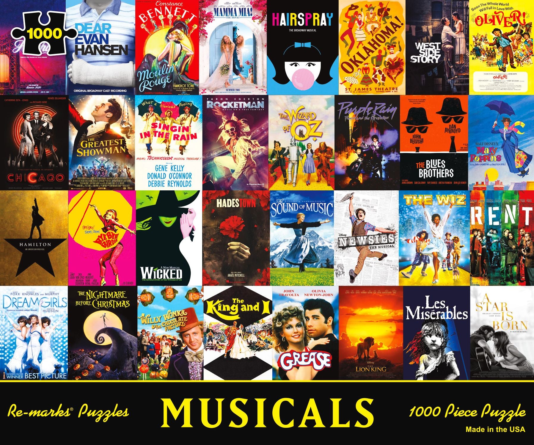 1,000-Piece Musicals Puzzle