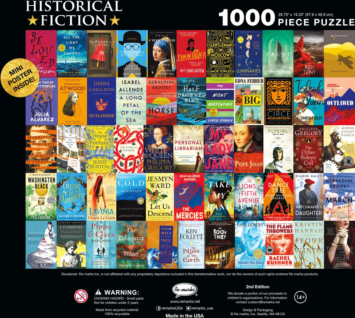 1000 Piece Historical Fiction Puzzle