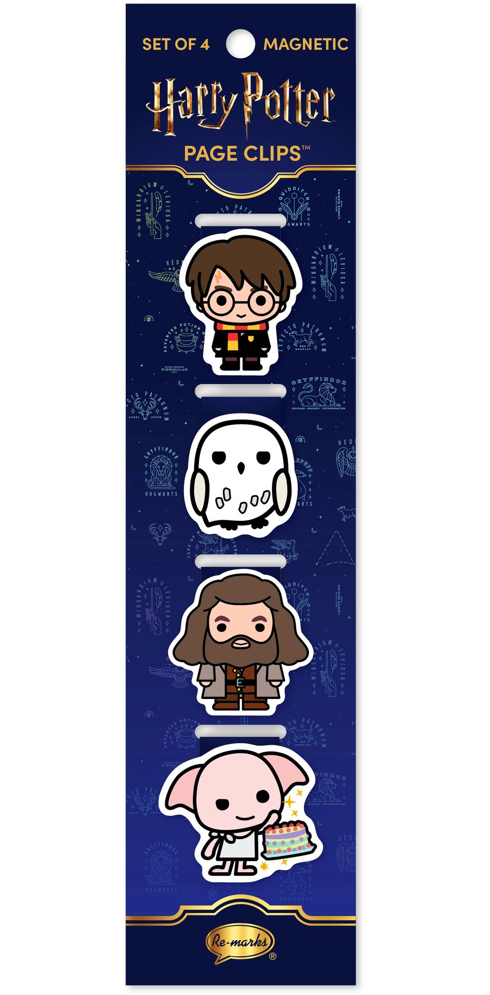 Harry's Magic Page Clip Bookmarks Set of 4