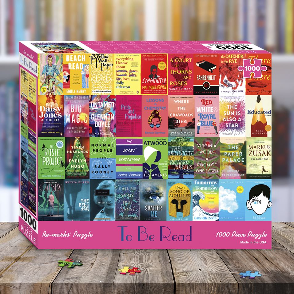 To Be Read 1000-Piece Jigsaw Puzzle
