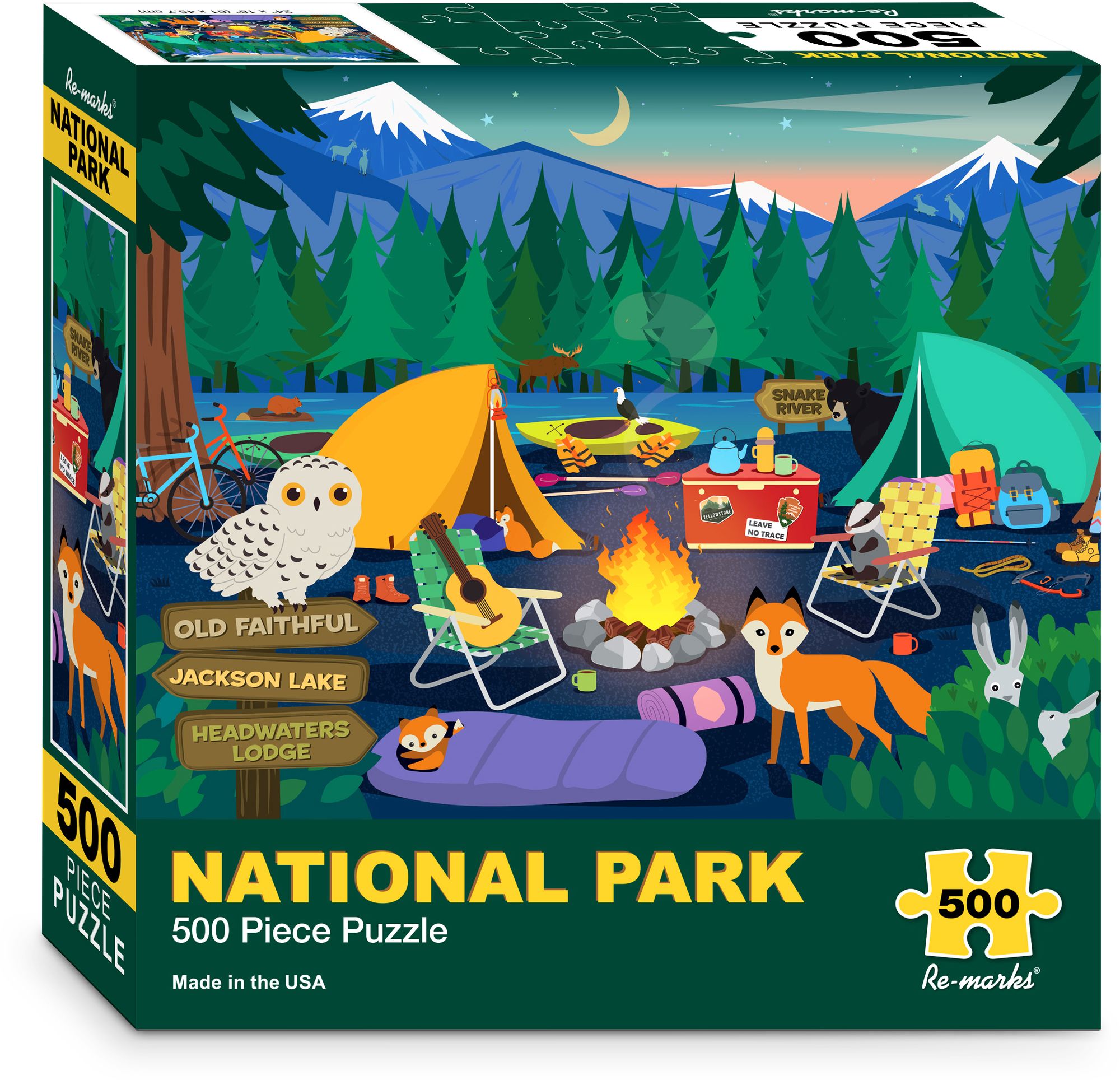 Yellowstone 500-Piece Jigsaw Puzzle
