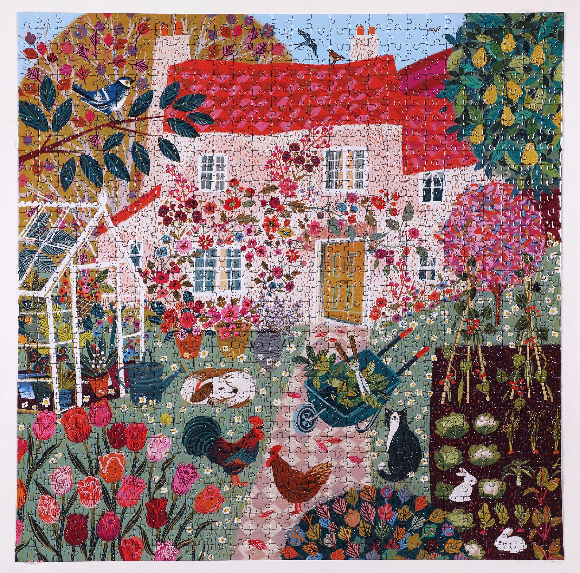 English Cottage 1,000 Piece Square Puzzle