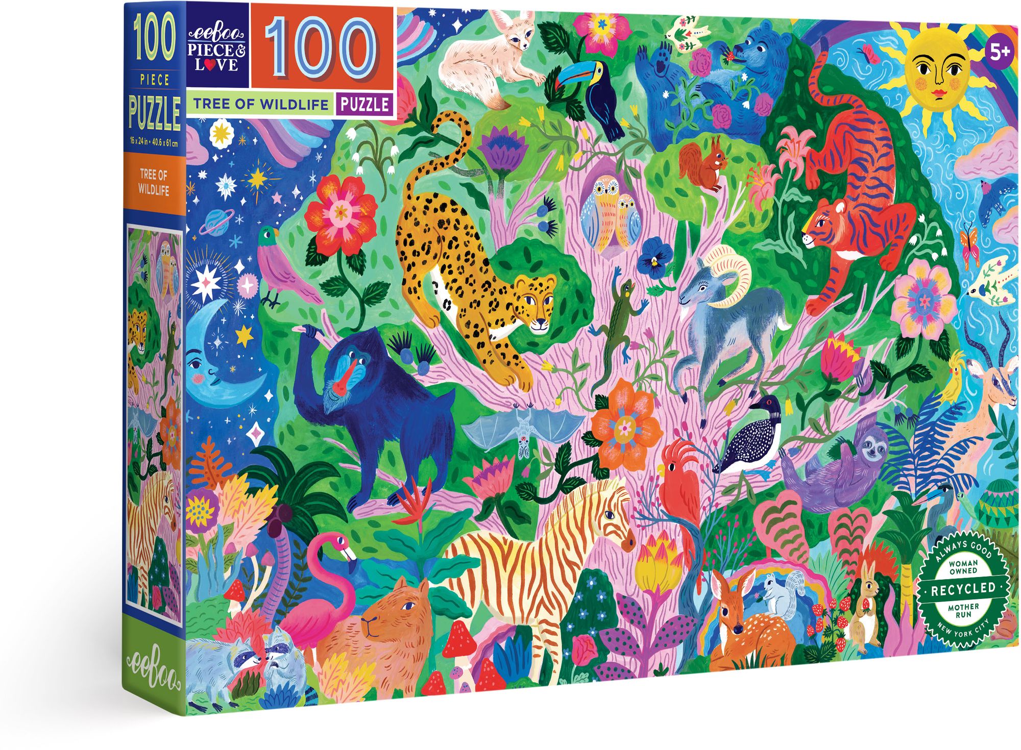 Tree of Wildlife 100 Piece Puzzle