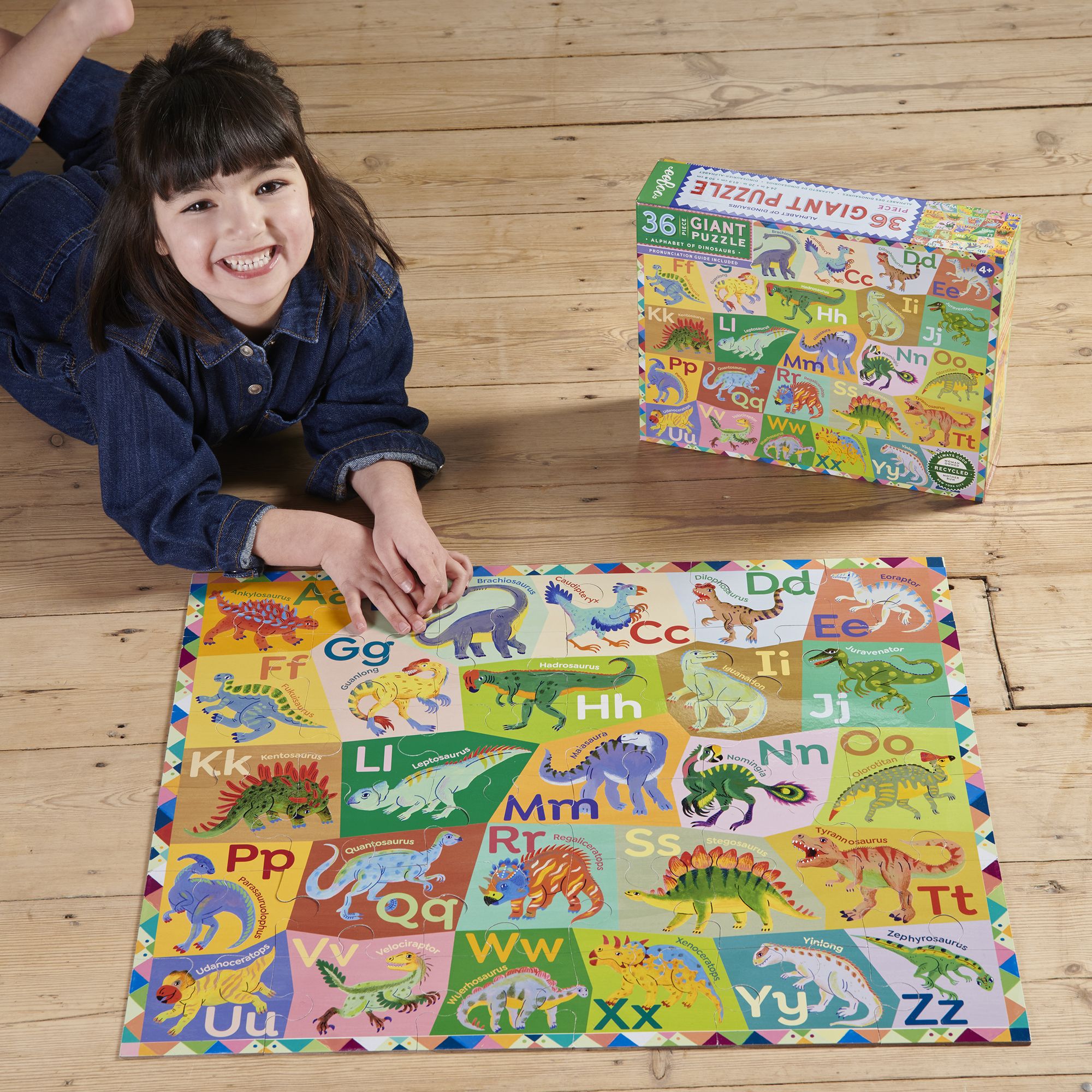 Dinosaur Alphabet 36 Piece Puzzle