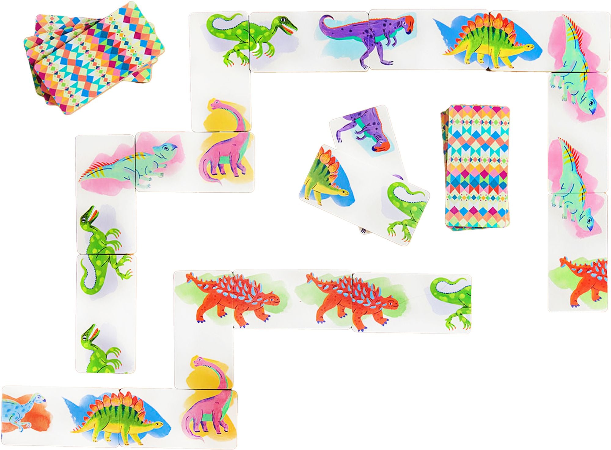 Dinosaur Head-to-Toe Dominoes