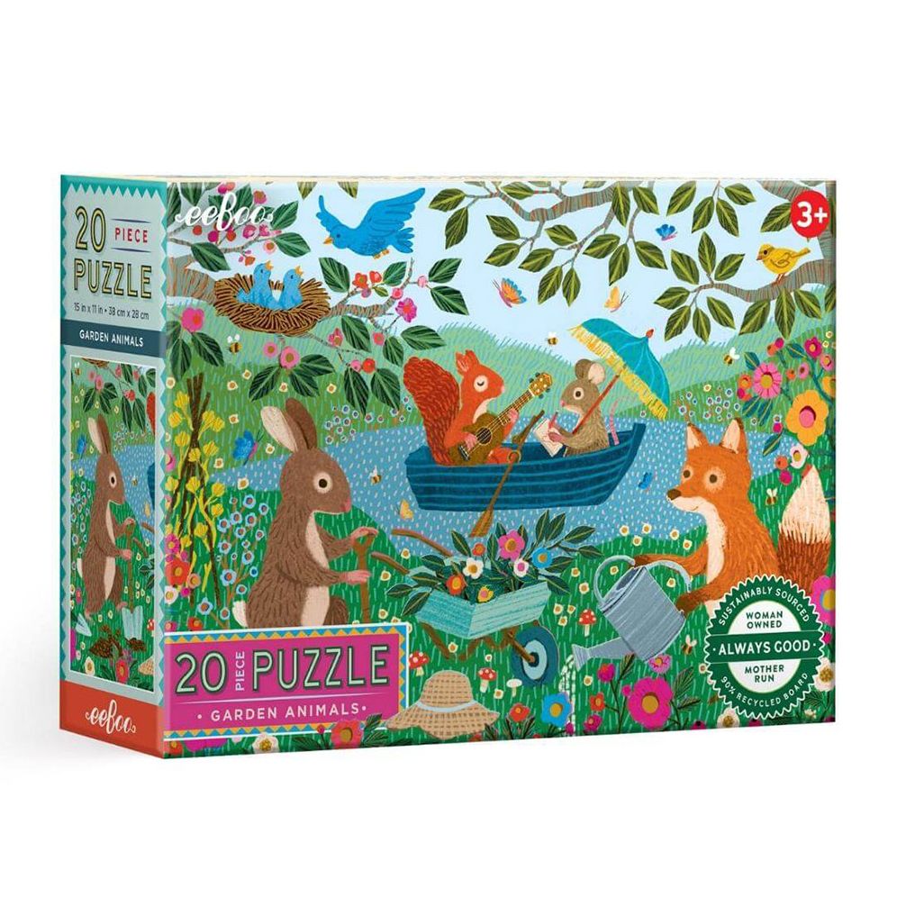 Garden Animals 20 Piece Puzzle