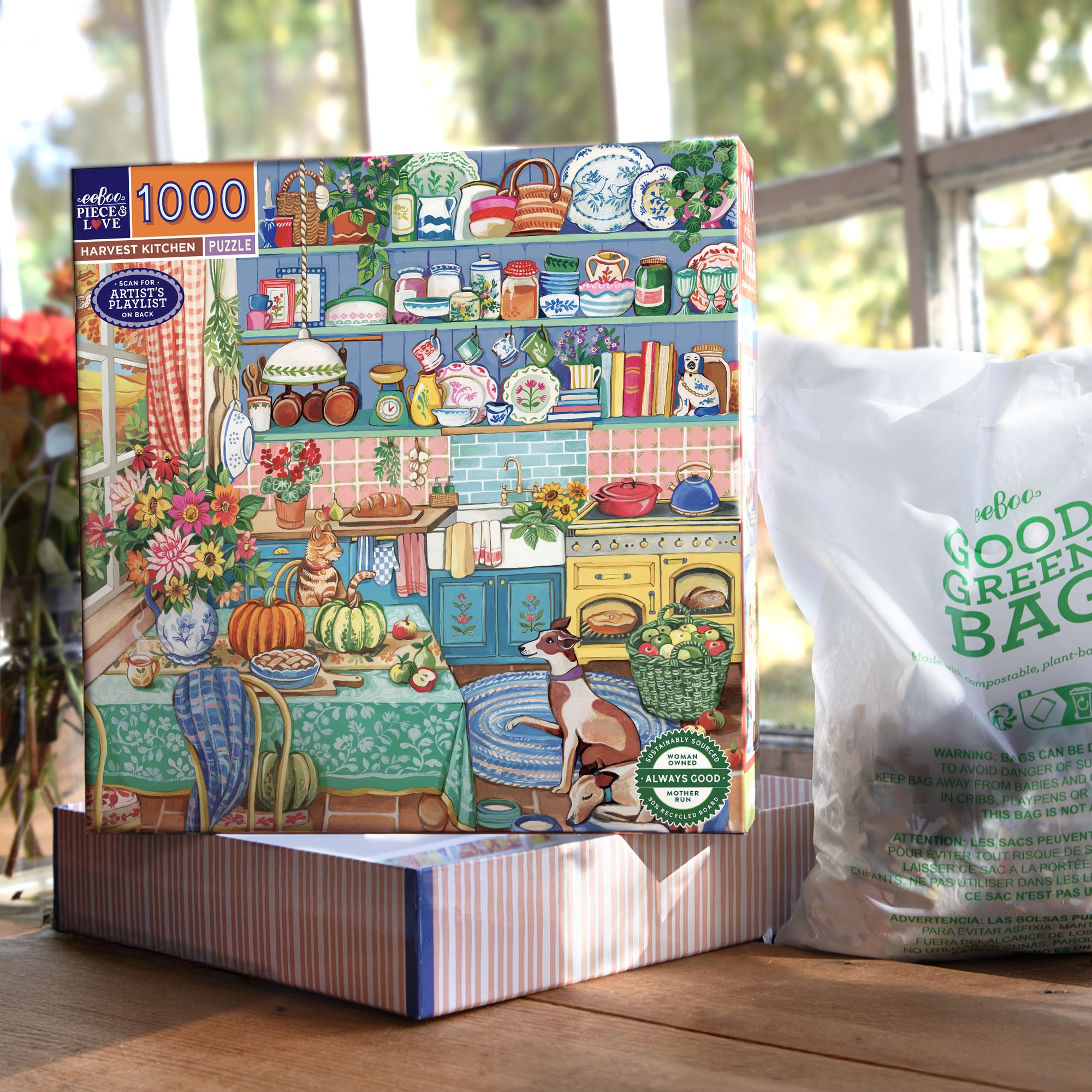 Harvest Kitchen 1000 Piece Square Puzzle