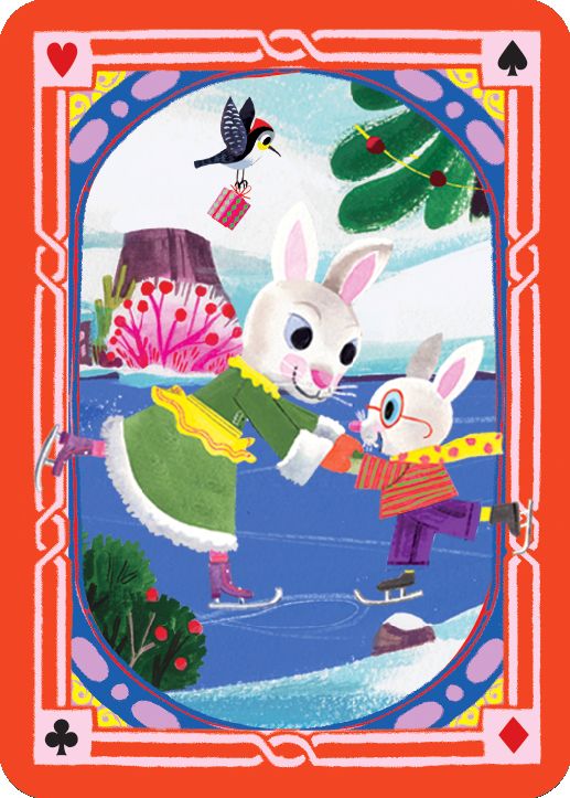 Tiny Christmas Playing Card Assortment