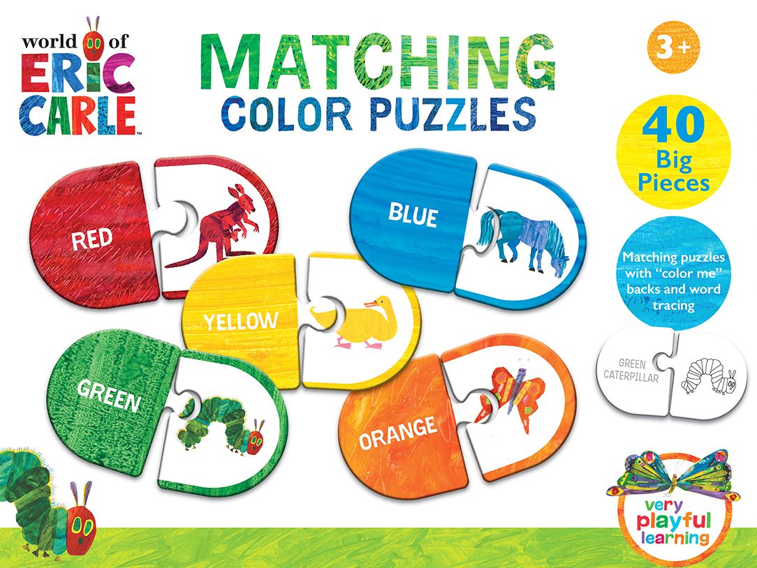 Eric Carle Colors Matching Puzzles